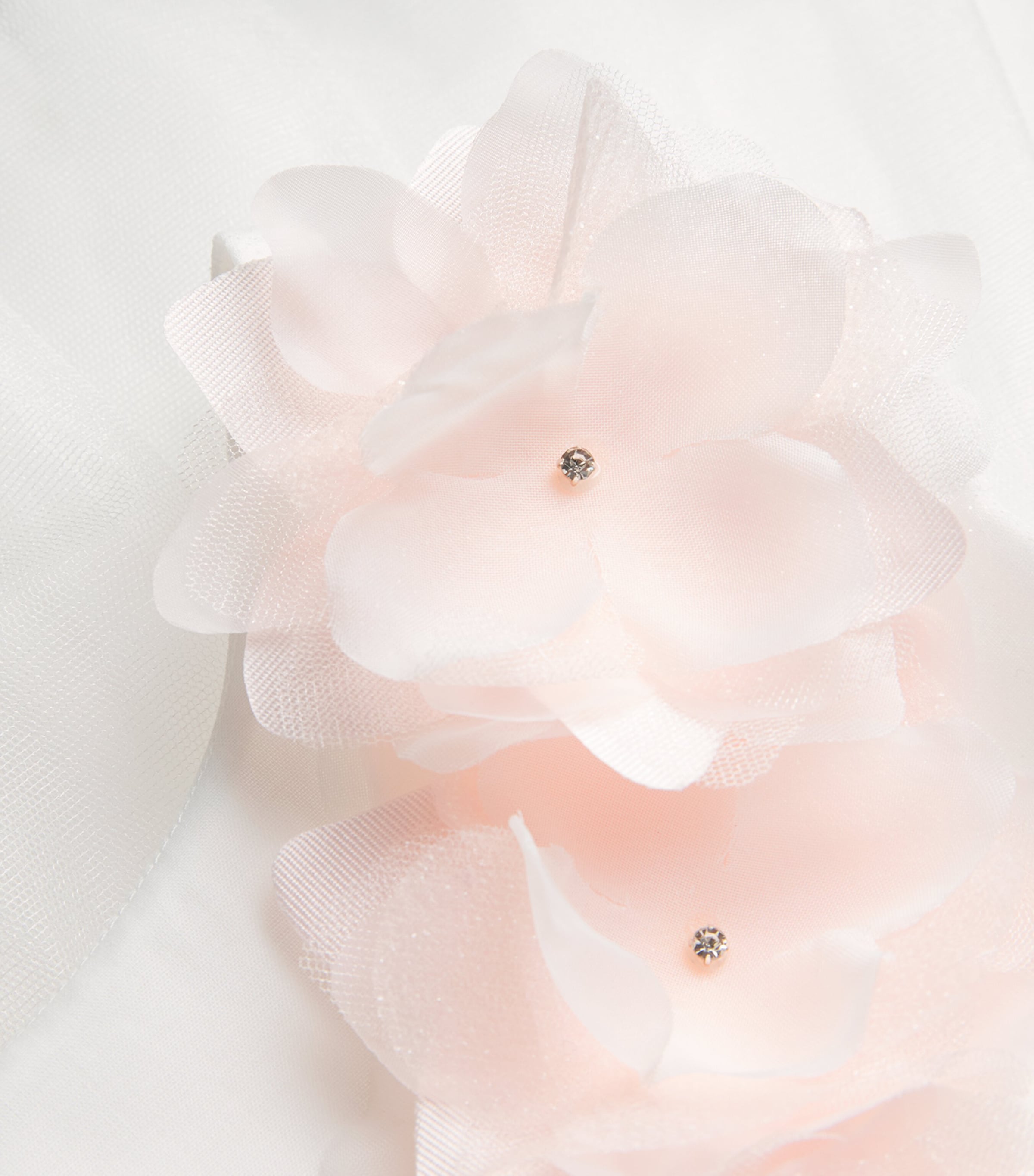 Floral-Appliqué Dress (2-14 Years) PEACH Image 3