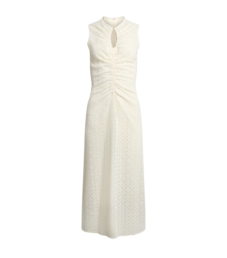 Lace Midi Dress ECRU Image 1