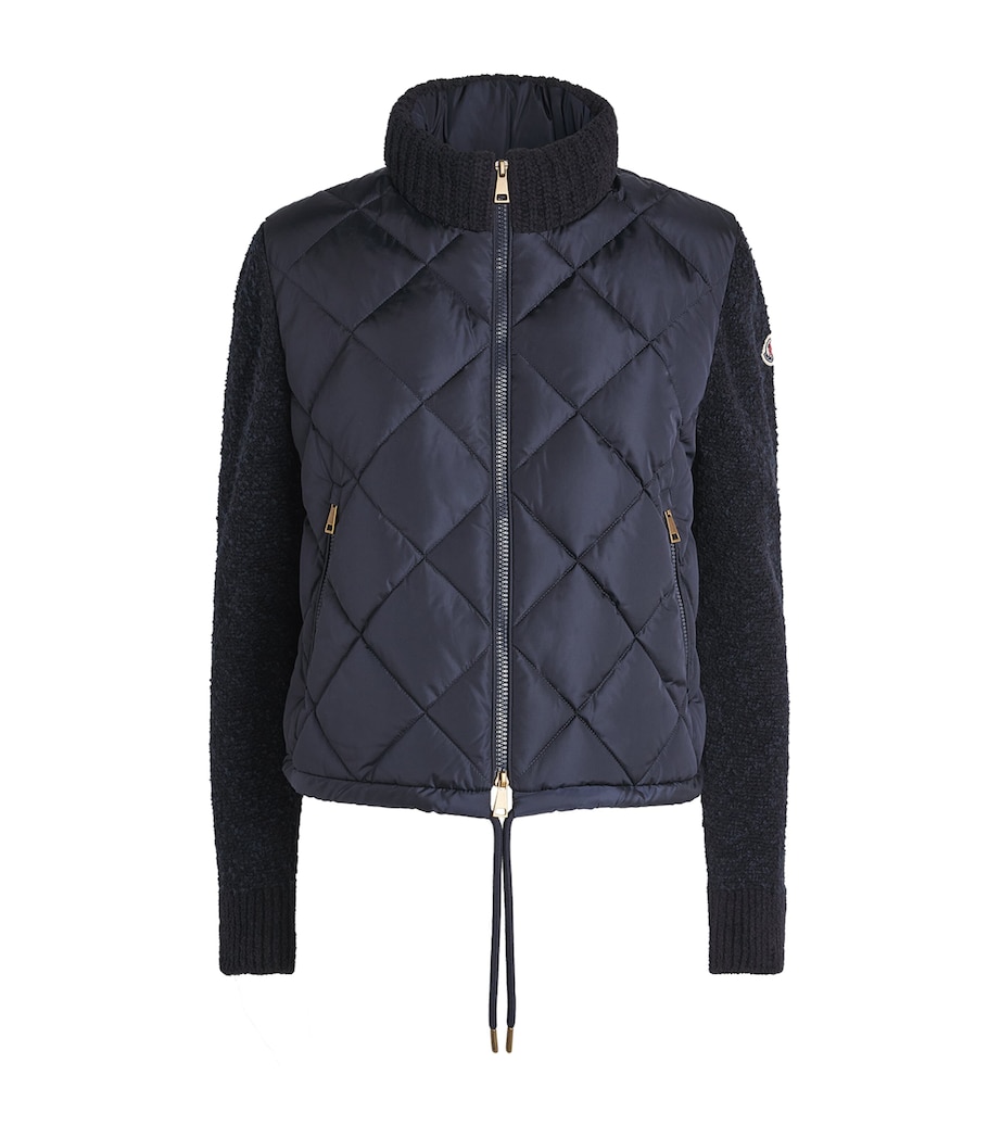Moncler Womens Quilted Hybrid Jacket Image 1