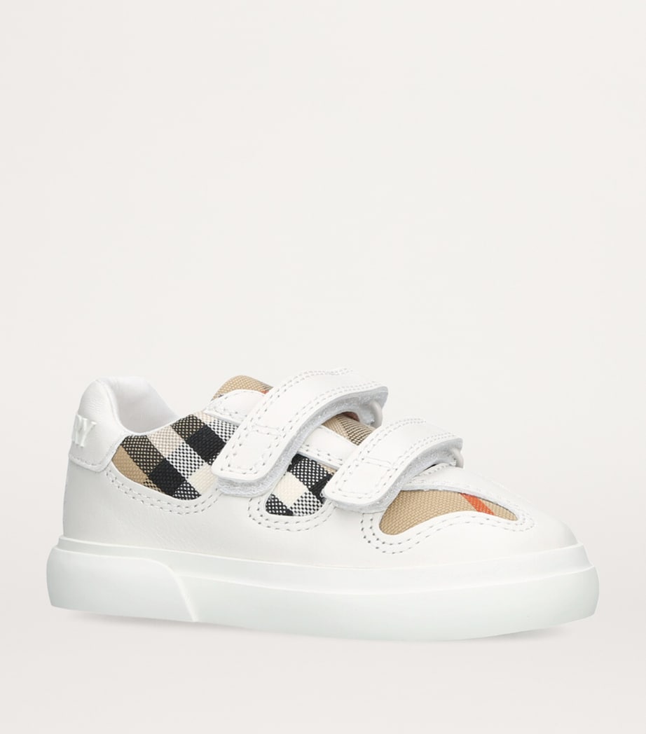 Leather Noah Sneakers WHITE/COMB Image 3
