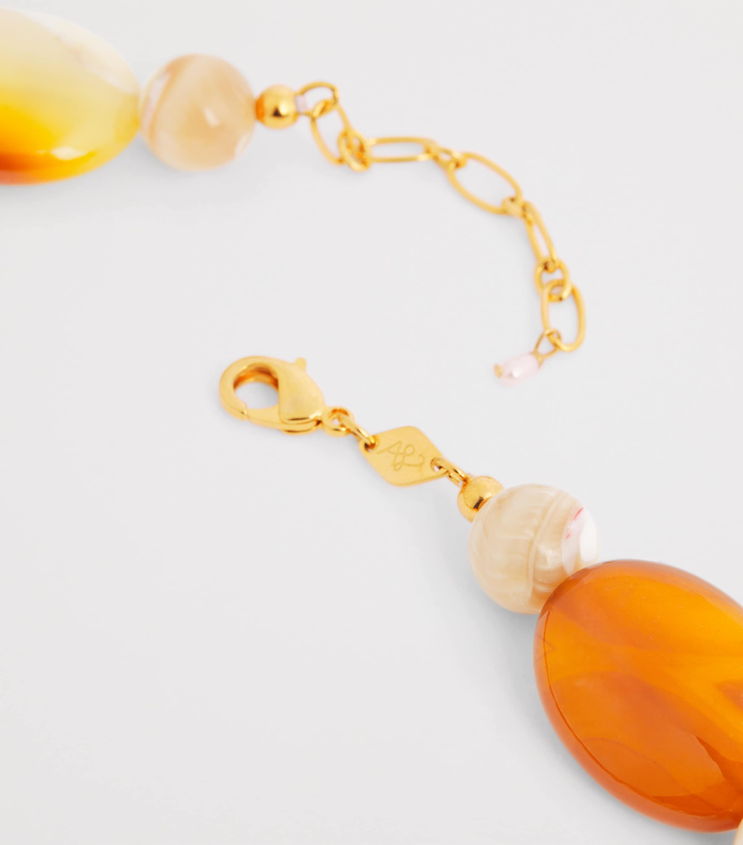 Anni Lu Gold-Plated Desert Dreamer Necklace Butterscotch Image 4