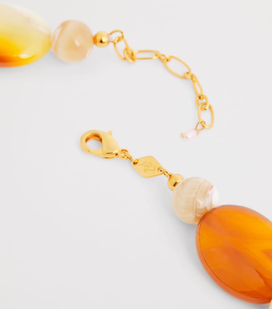Anni Lu Gold-Plated Desert Dreamer Necklace Butterscotch Image 4