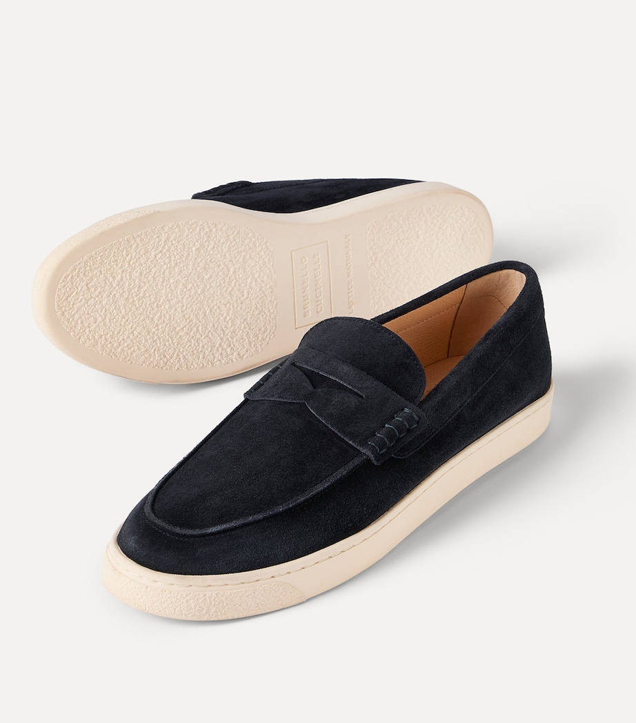 Brunello Cucinelli Suede Hybrid Loafers Image 6