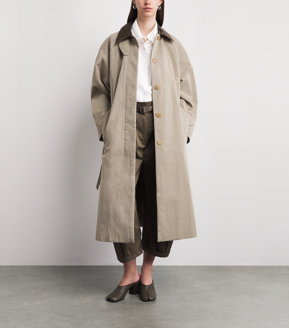 Acne Studios Womens Double-Layer Collared Shirt Anc White/white Image 2