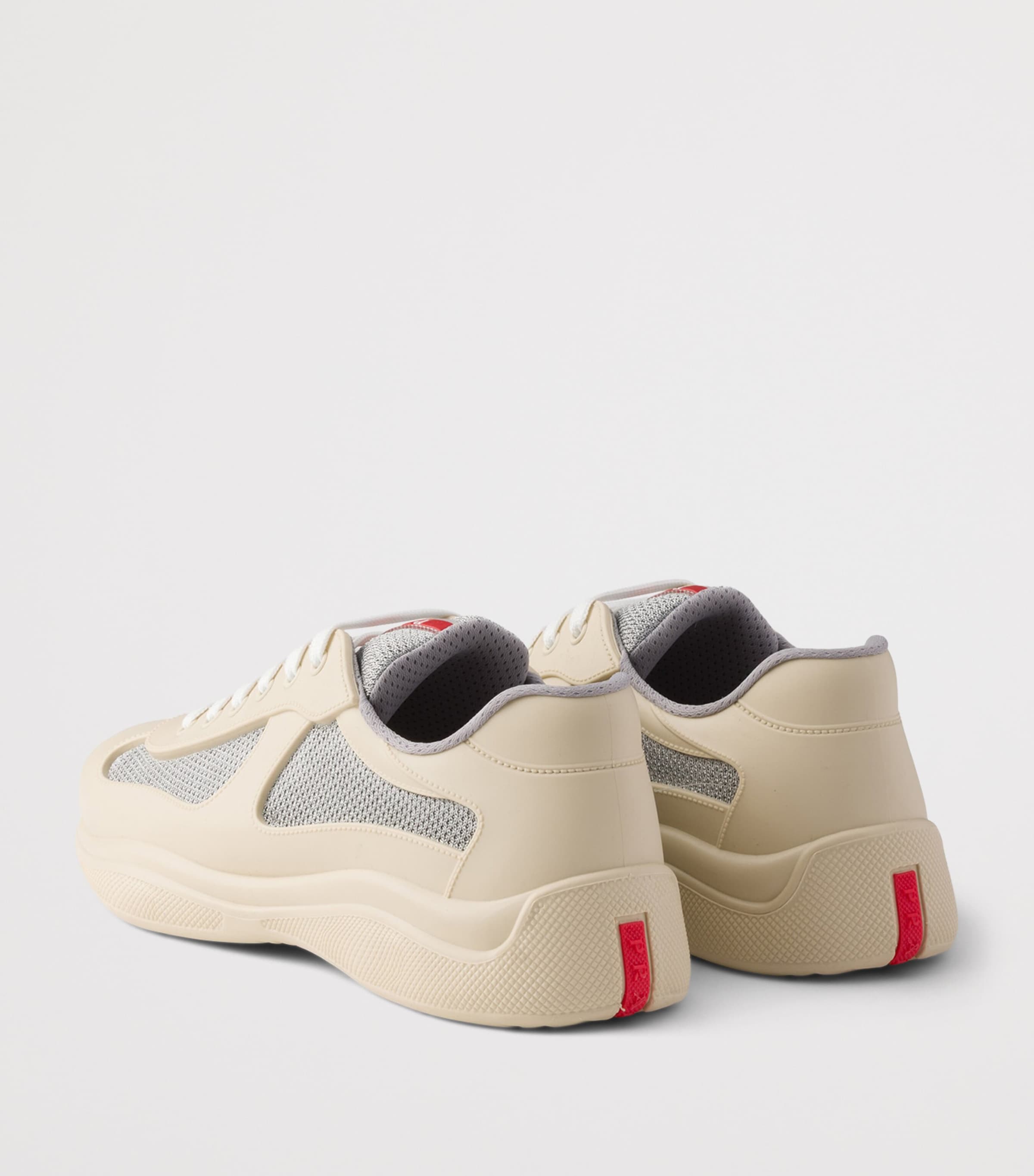 Prada Rubber America's Cup Sneakers Neutral Image 4