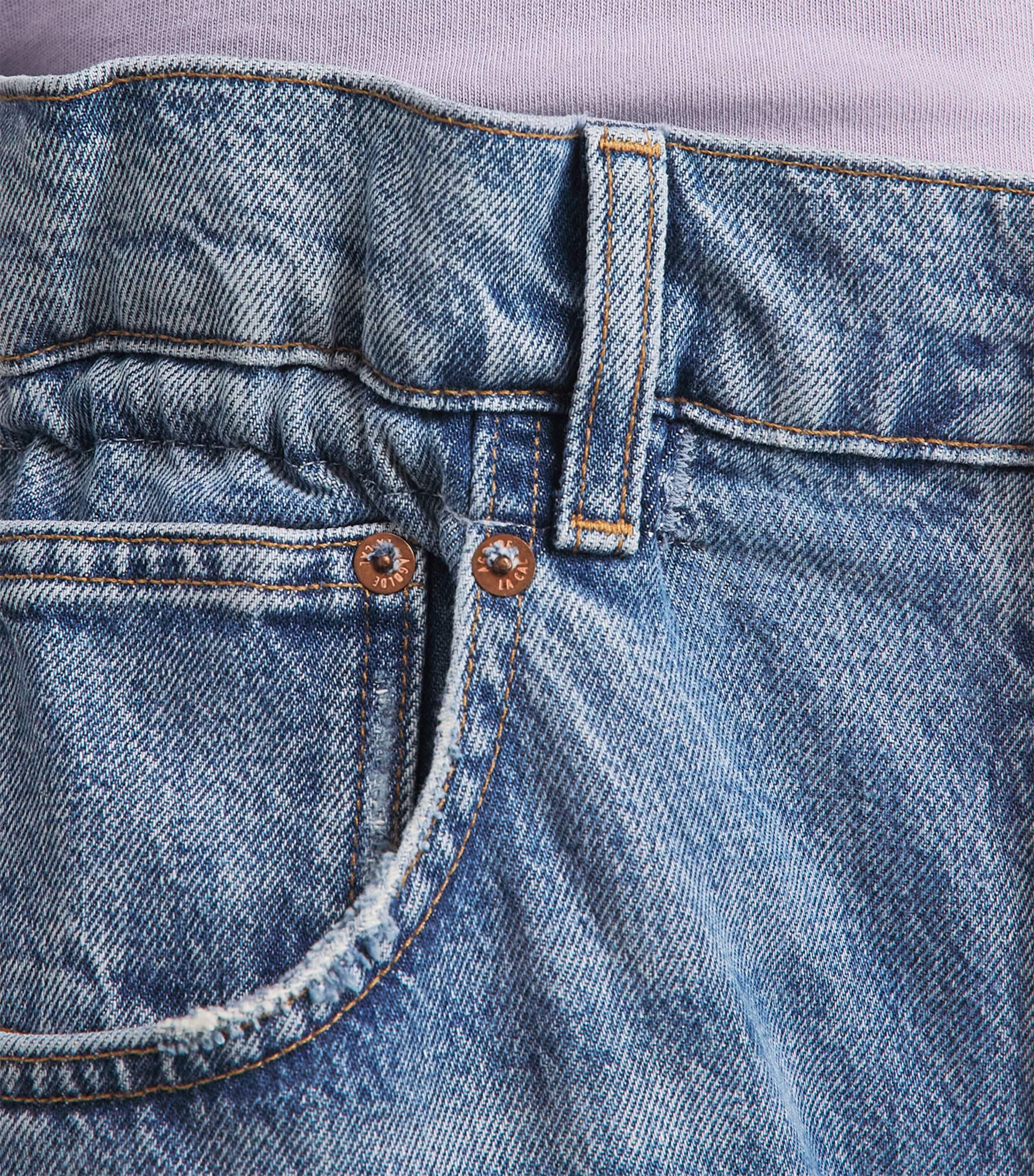 AGOLDE Womens Lyonne Wide-Leg Jeans Outbreak Image 3