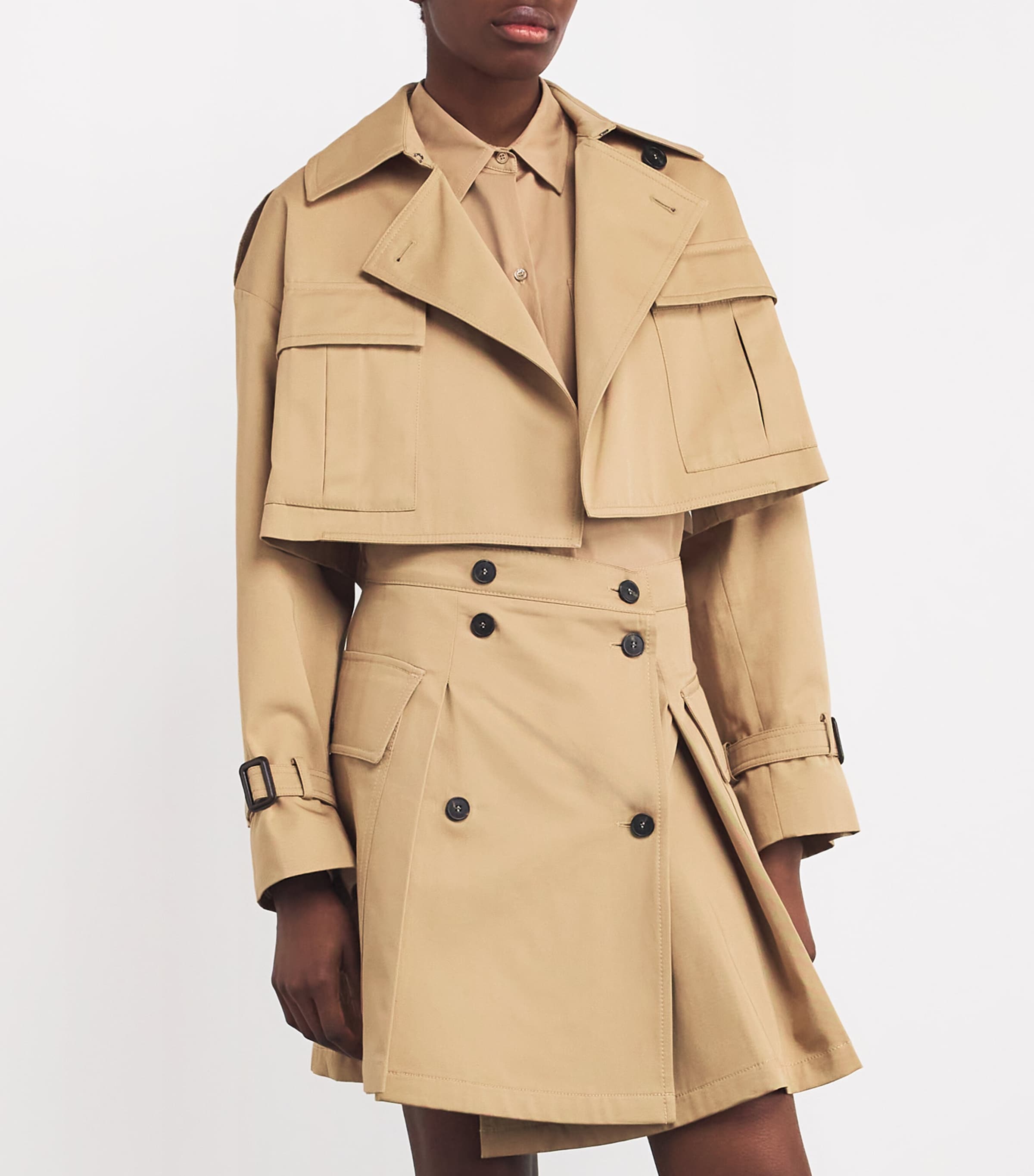 2-in-1 Trench Coat BEIGE Image 7