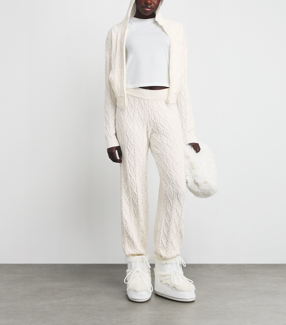 Cable-Knit Snow Bunny Trousers IVORY Image 2