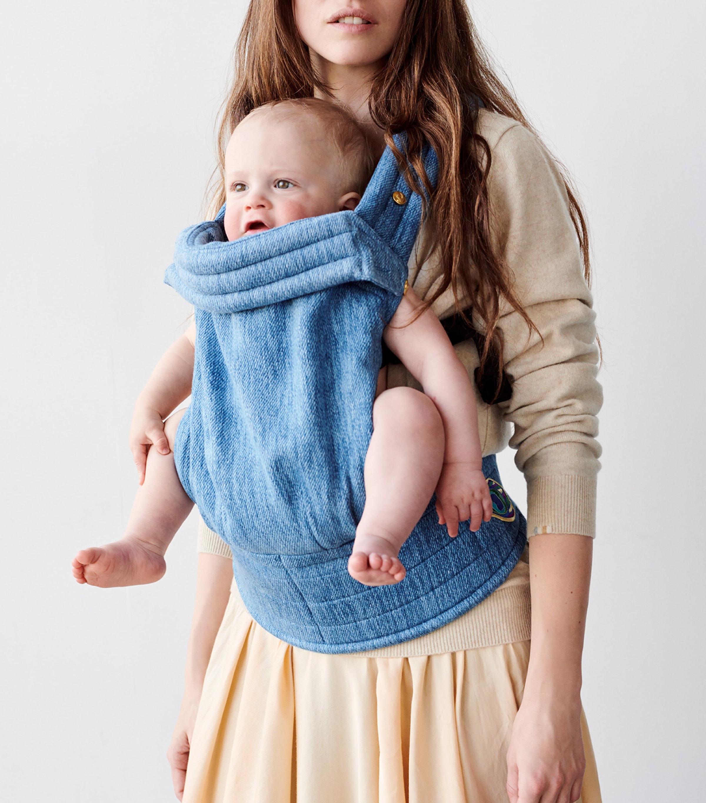 Zeitgeist Baby Carrier Classic Denim BLUE Image 6