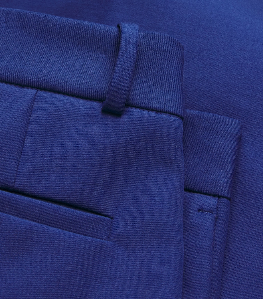 Stretch Toile Tafira Trousers COBALT Image 5