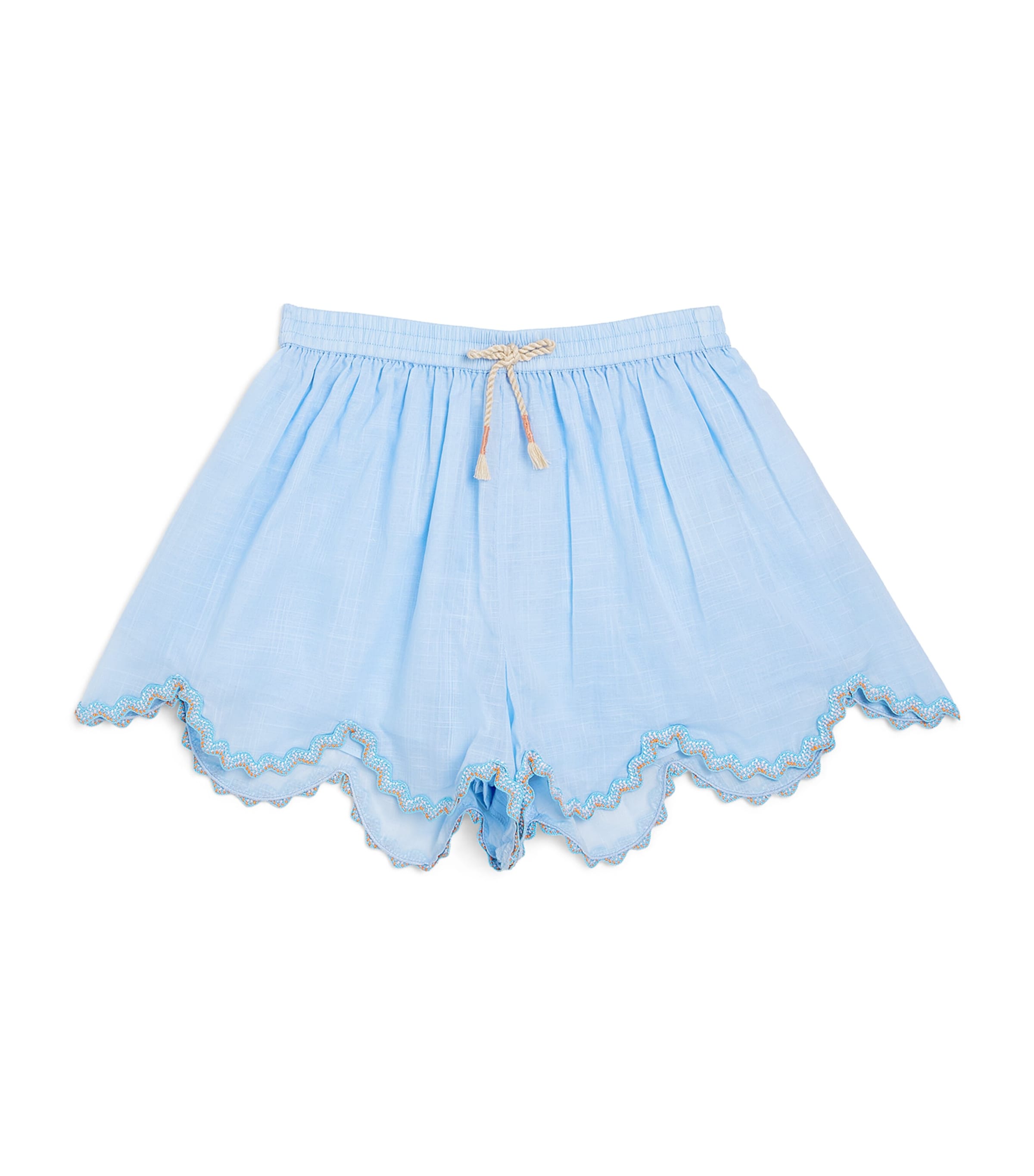 Zimmermann Kids Cotton Cascadian Ric Rac Shorts (2-12 Years