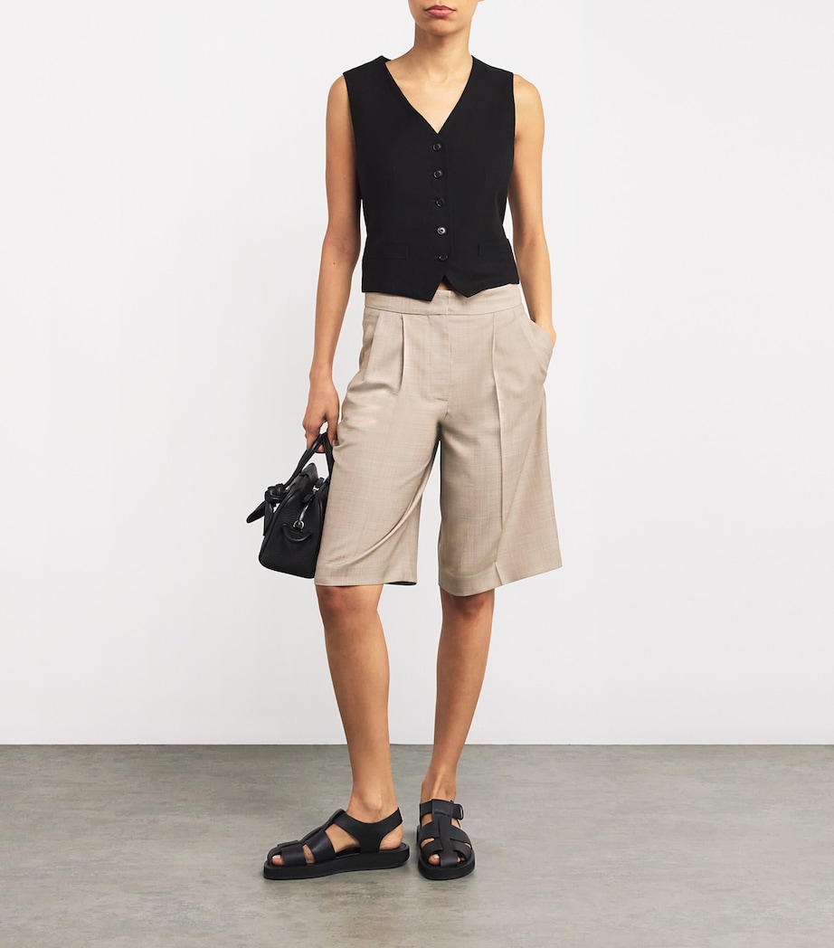 Single-Breasted Waistcoat BLACK Image 2