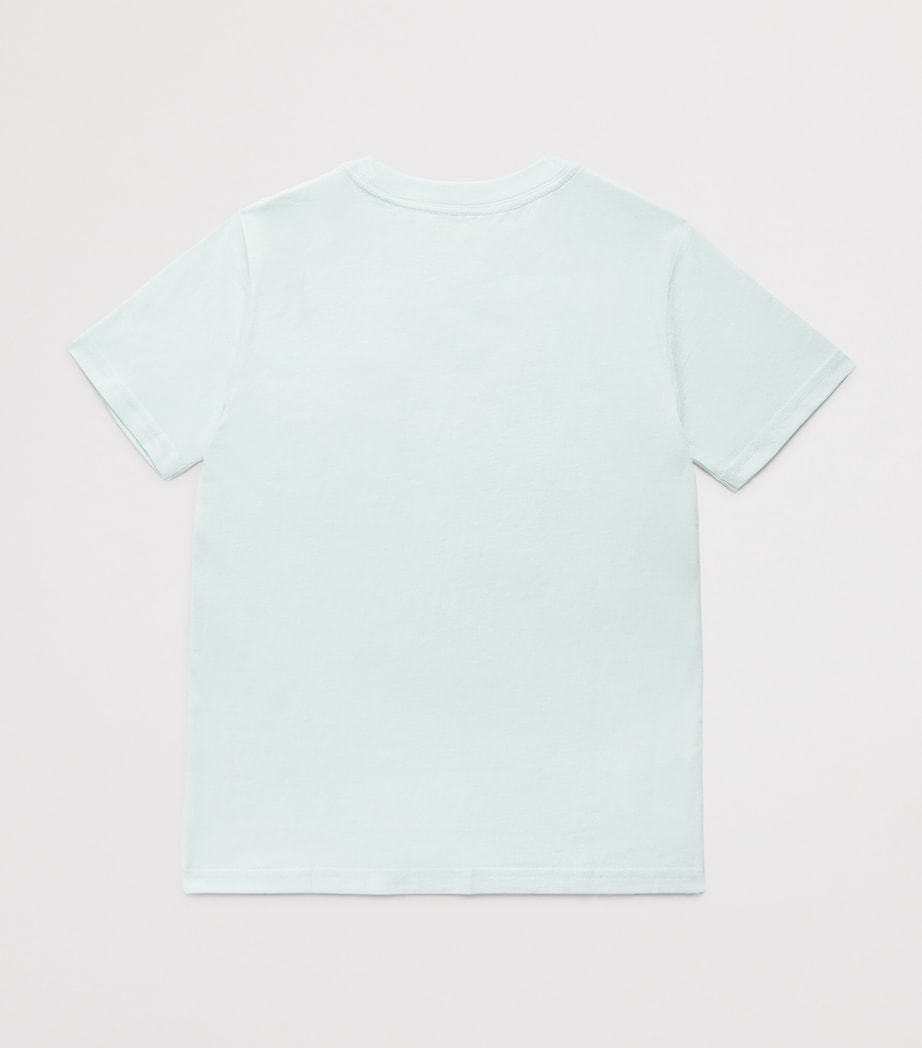 Ralph Lauren Kids Cotton Polo Pony T-Shirt (7-14 Years) Blue Image 2
