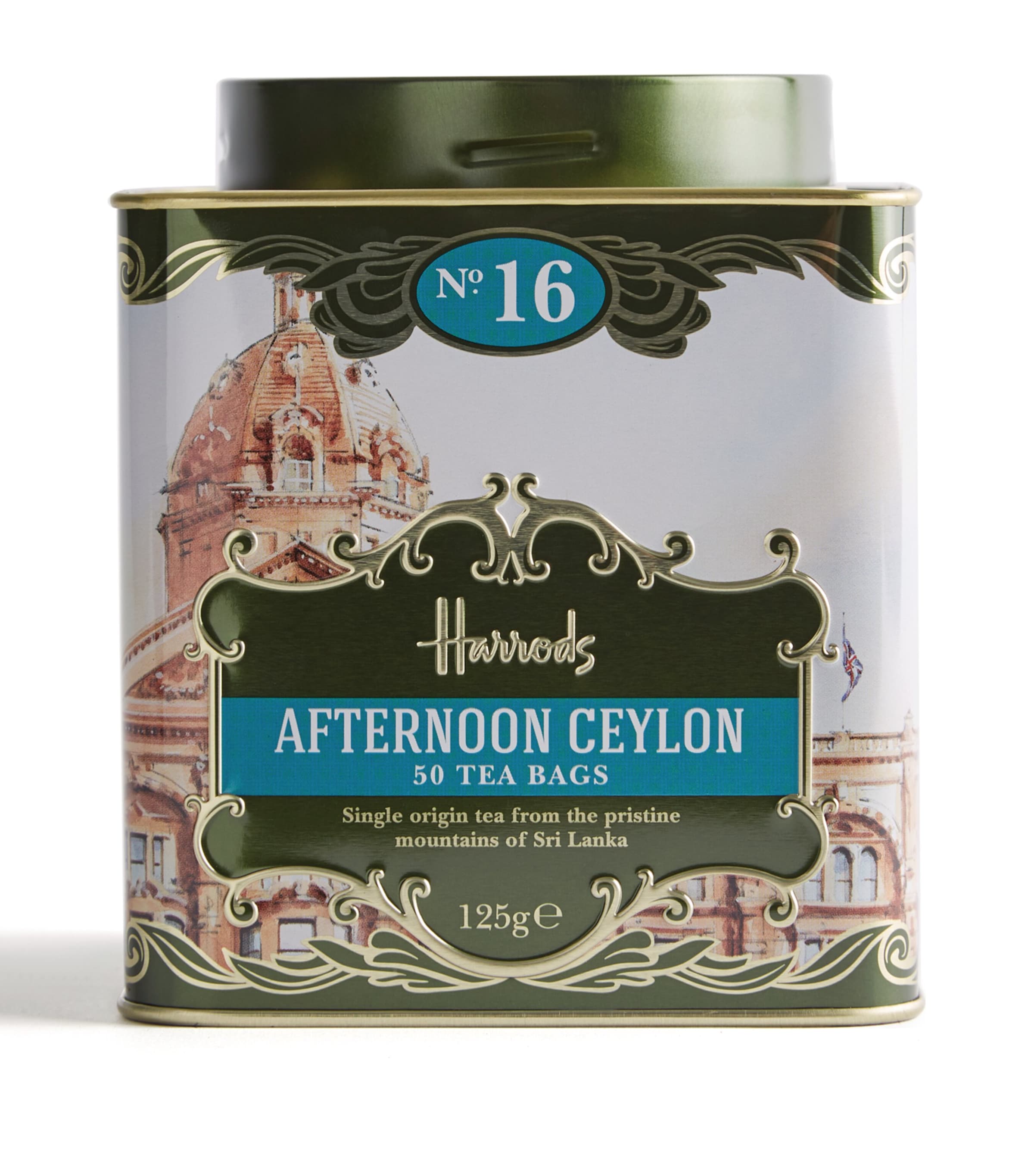 Harrods No. 16 Afternoon Ceylon (50 Tea Bags) | Harrods UK