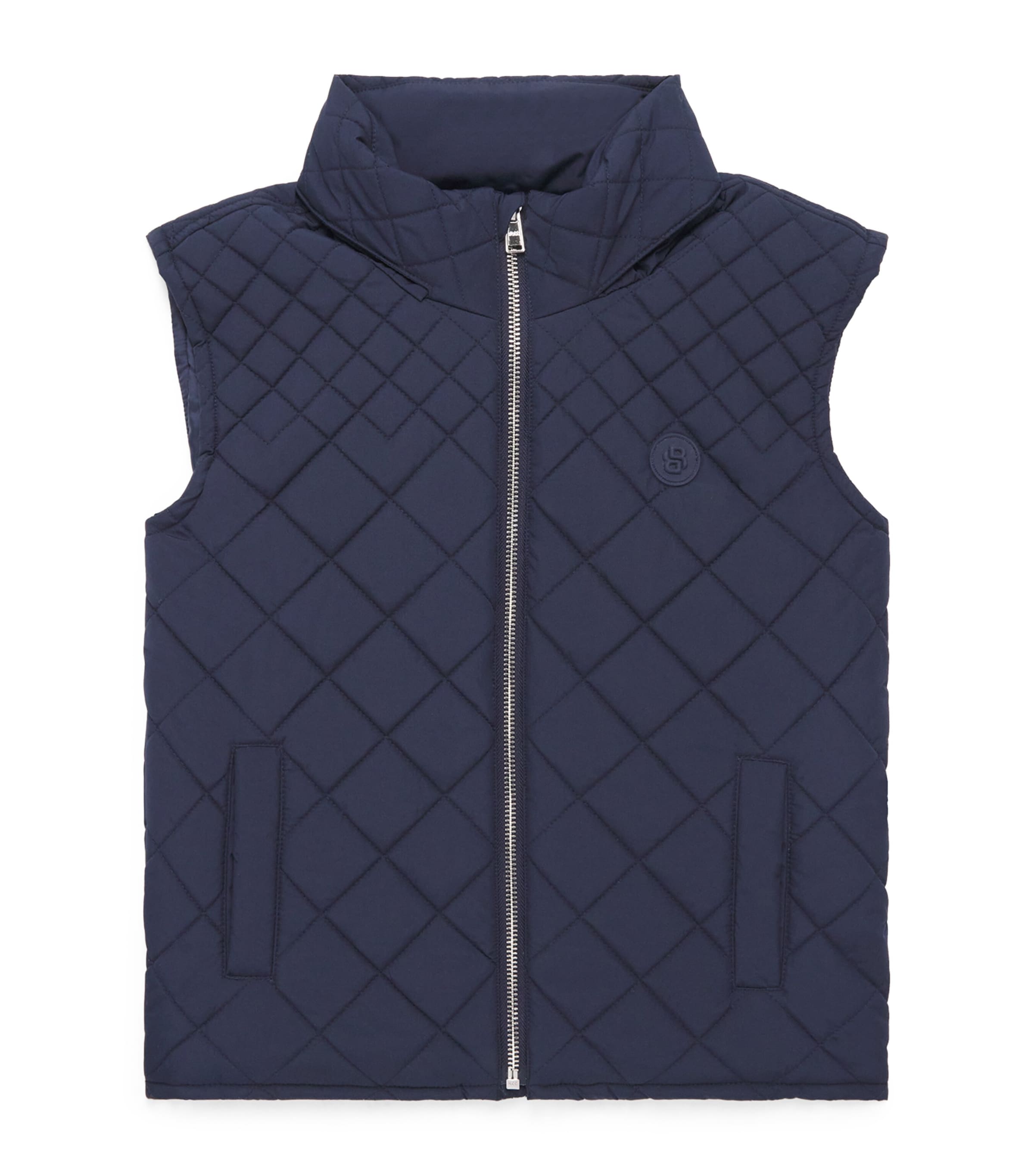 Logo Padded Gilet (4-16 Years) 849NAVY Image 1