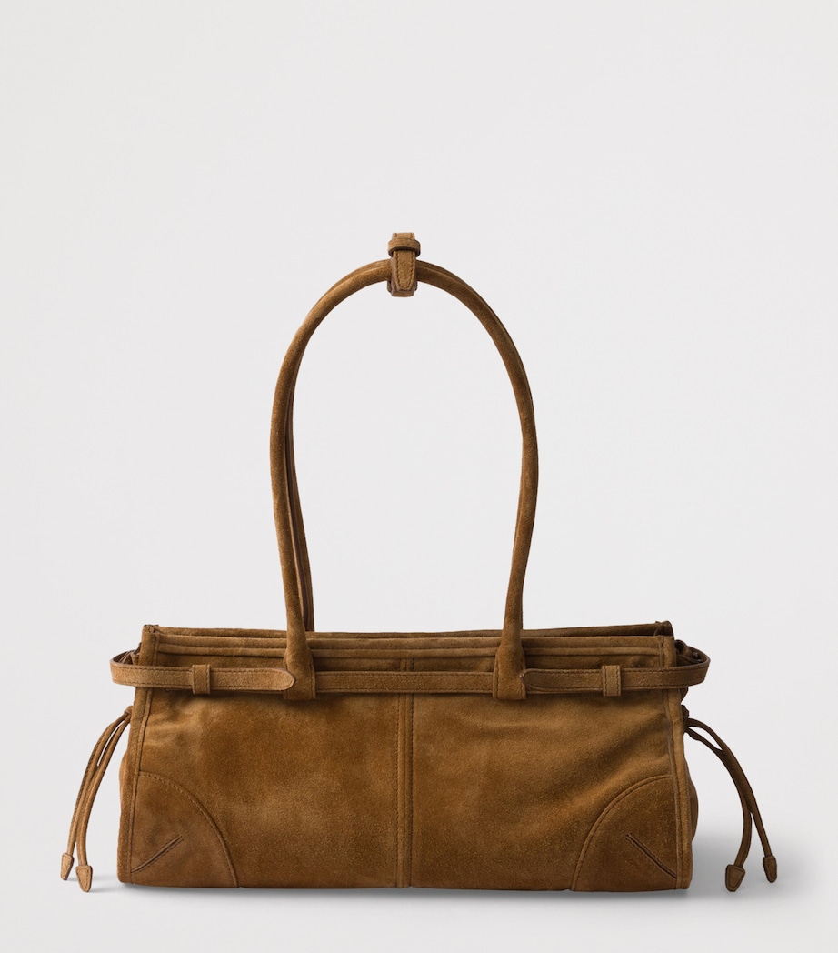 Medium Suede Bonnie Shoulder Bag F0401 Image 4