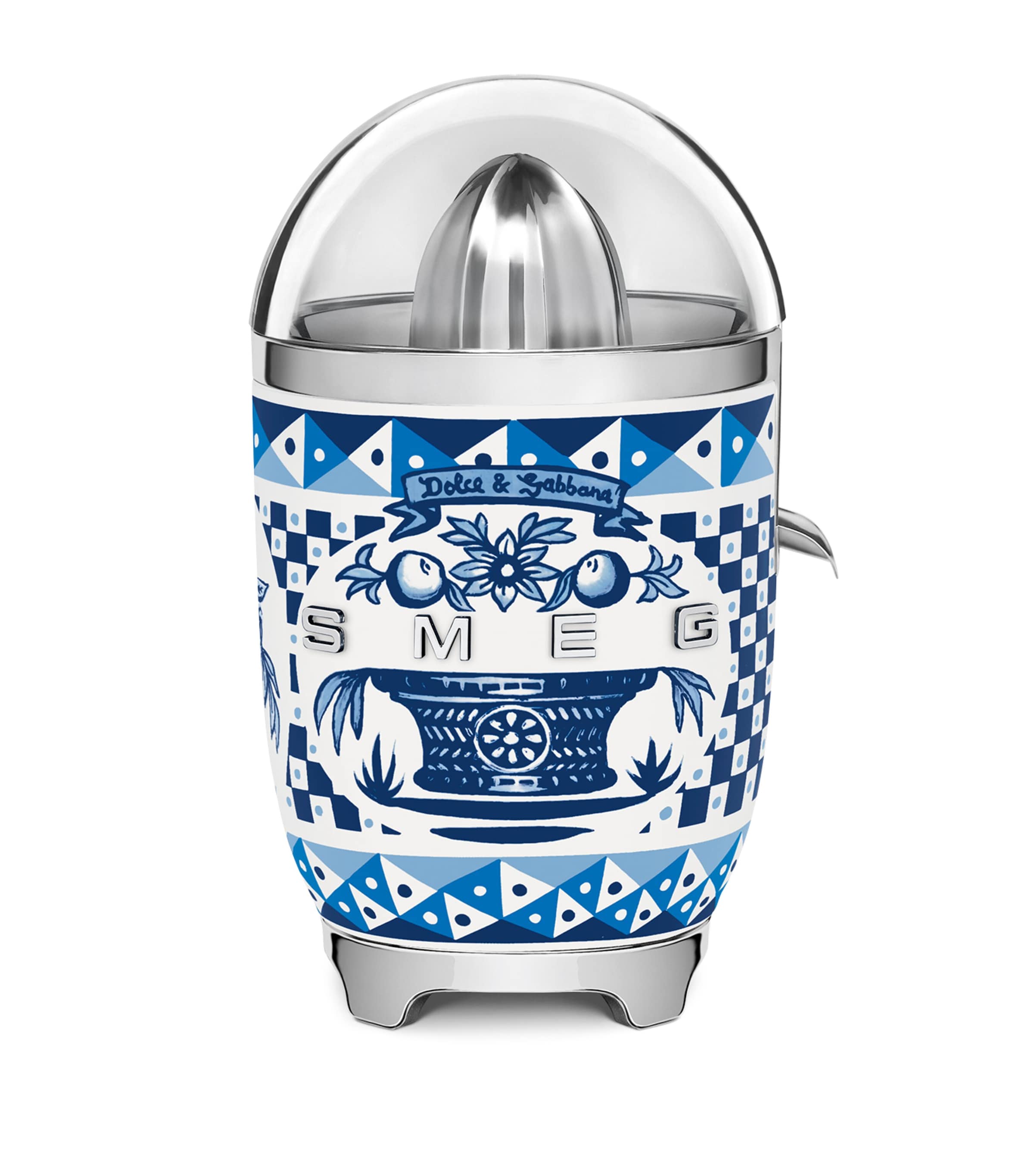 x Dolce & Gabbana Blu Mediterraneo Citrus Juicer WHITE & BLUE Image 5