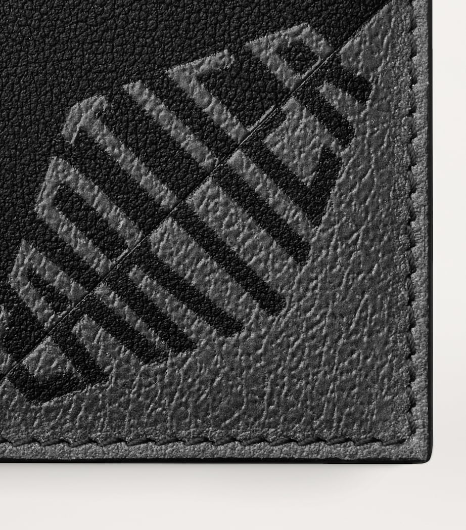 Calfskin Losange Shadow Card Holder BLACK Image 2