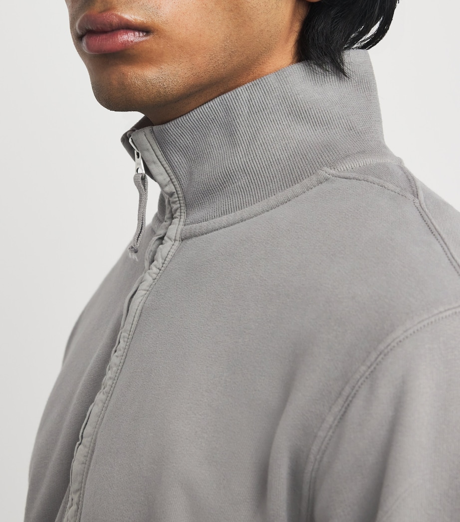 Cotton Half-Zip Sweatshirt V006B Image 6