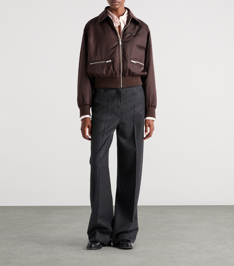 Re-Nylon Blouson Bomber Jacket F0003 Image 2