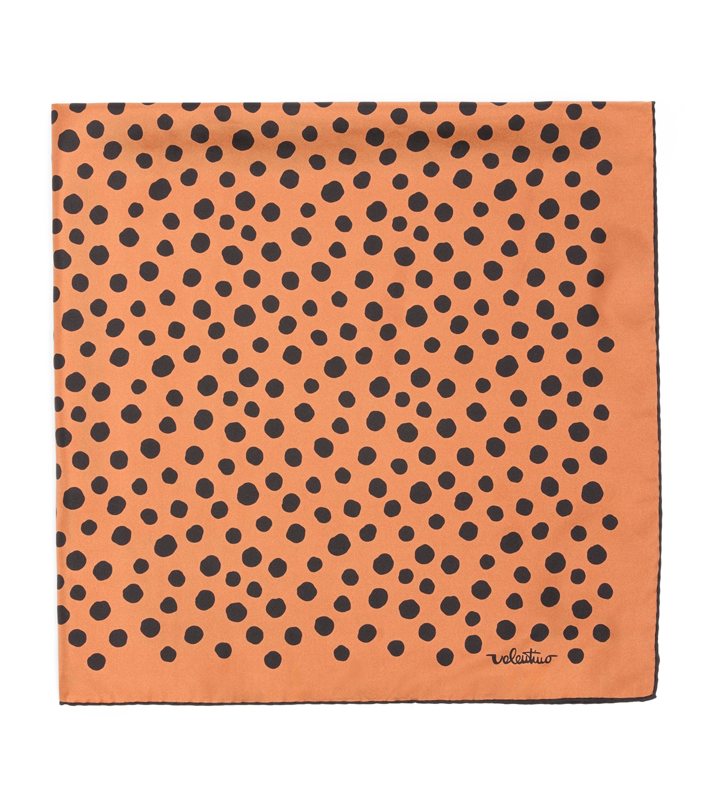 Valentino Garavani Silk Spotted Print Scarf Image 1