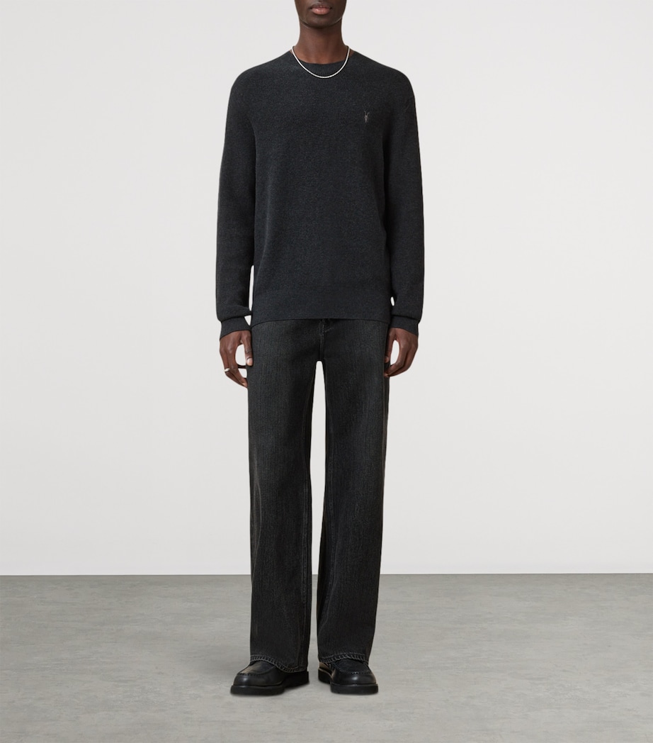 Organic Cotton-Wool Aspen Sweater CINDER BLACK Image 2