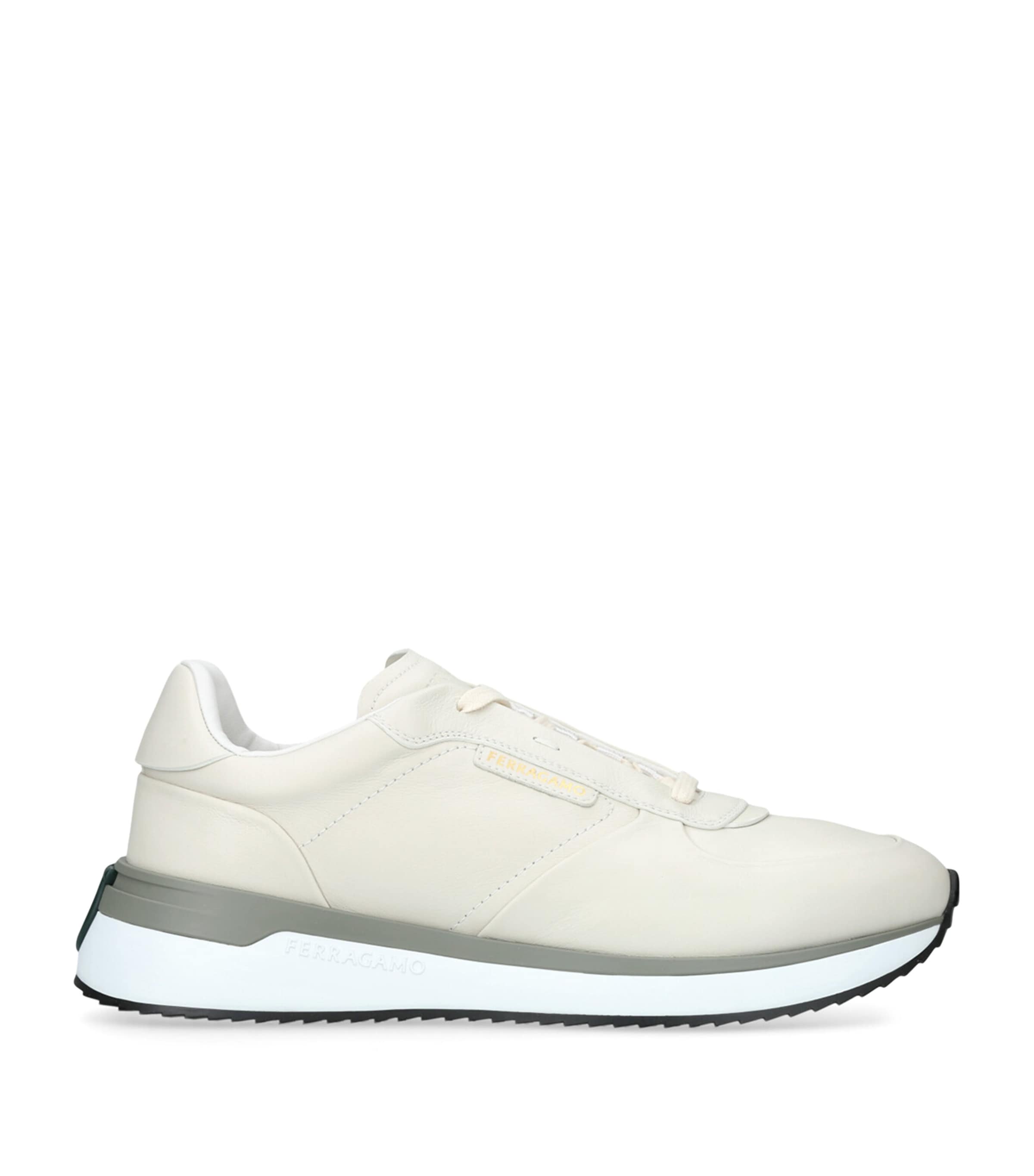 Leather Low-Top Sneakers WHITE/OTH Image 1