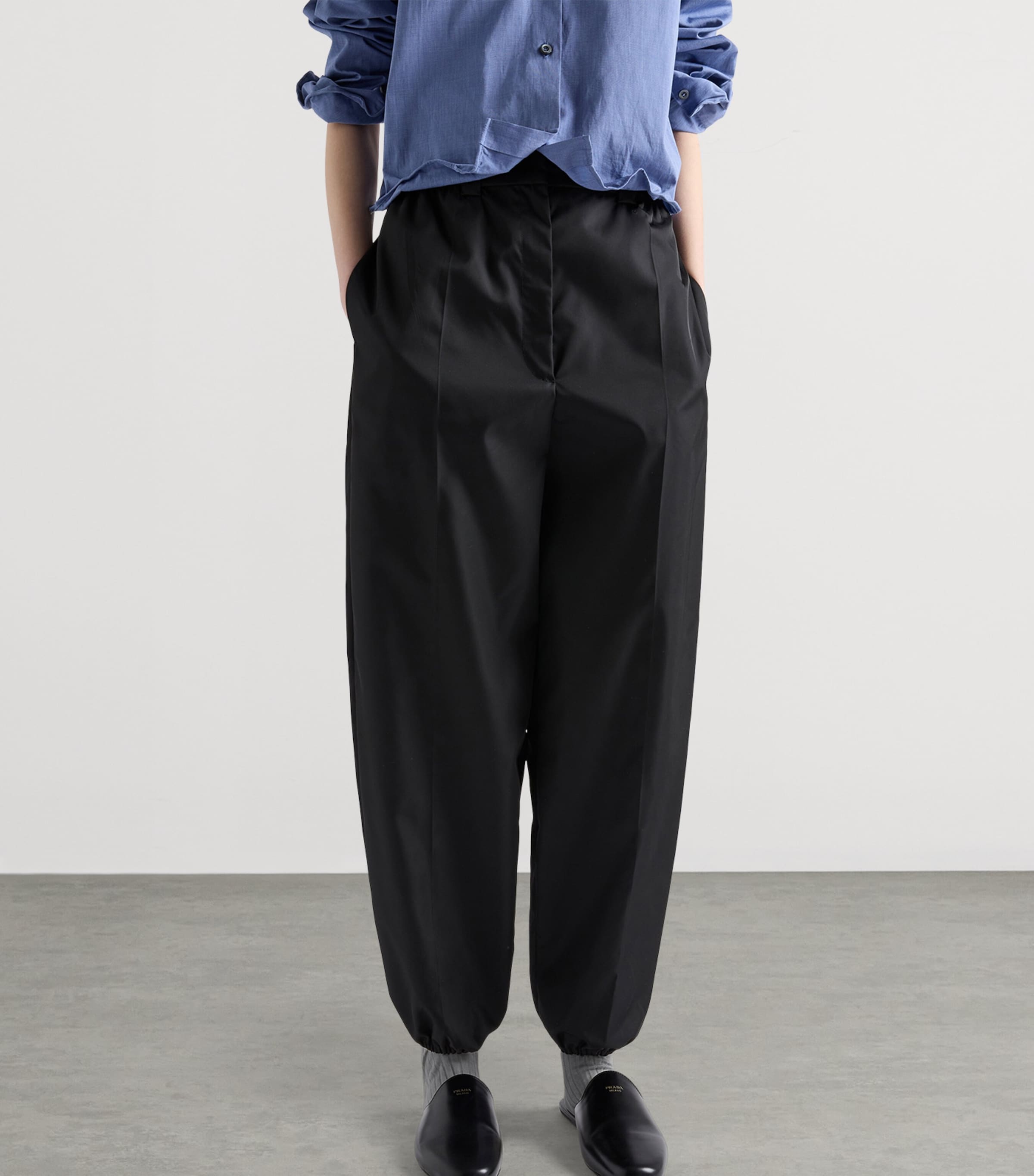 Re-Nylon Oversized Trousers F0002 Image 4
