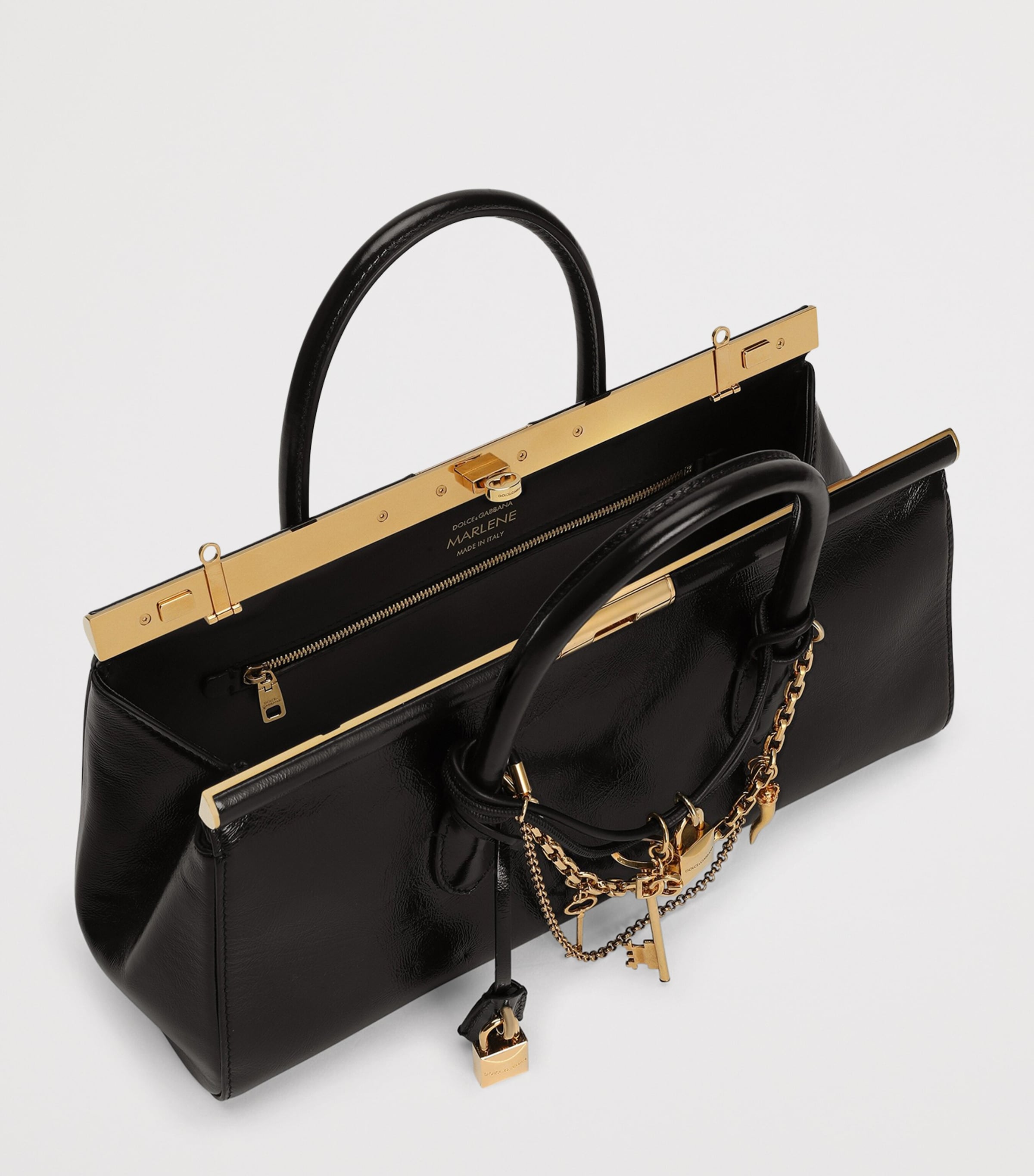 Calfskin Marlene Everyday Shoulder Bag 8I984-NERO/OTTO Image 5