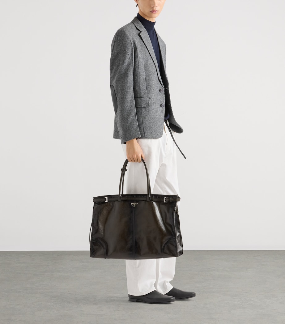 Antiqued Leather Bonnie Tote Bag F03C5 Image 2