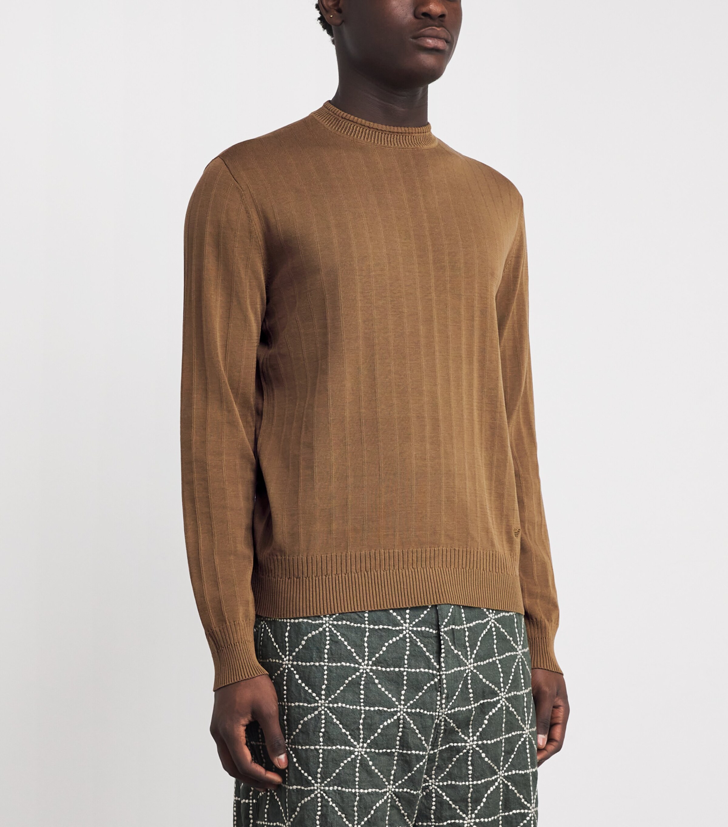 Cotton-Silk Sweater U6252 Image 3