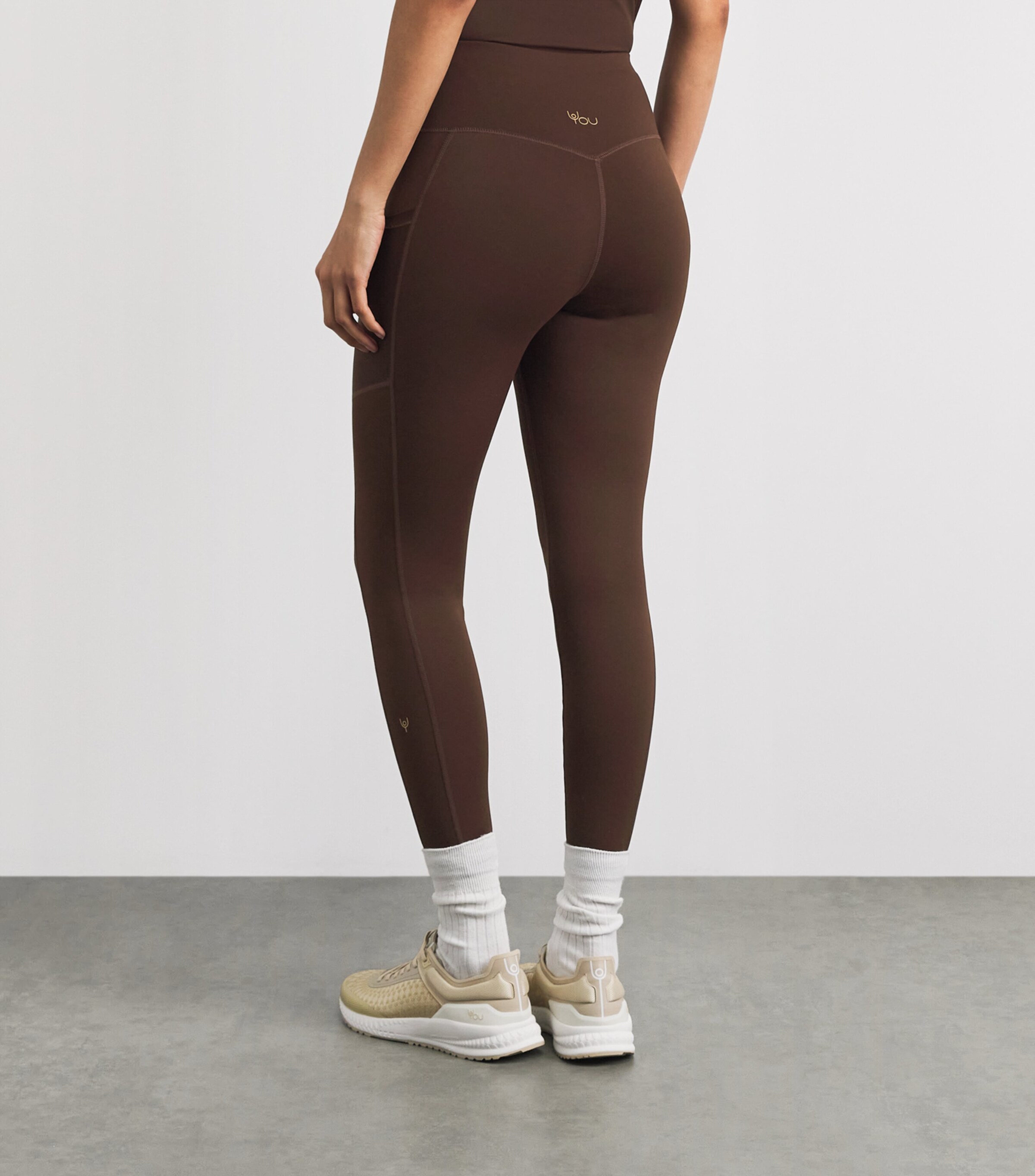 Y.O.U Womens Walton 7/8 Leggings Potting Soil Image 5