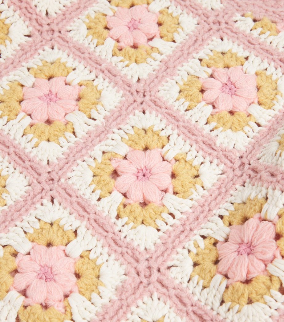 Crochet Alicia Sweater (4-12 Years) BLUSH Image 3