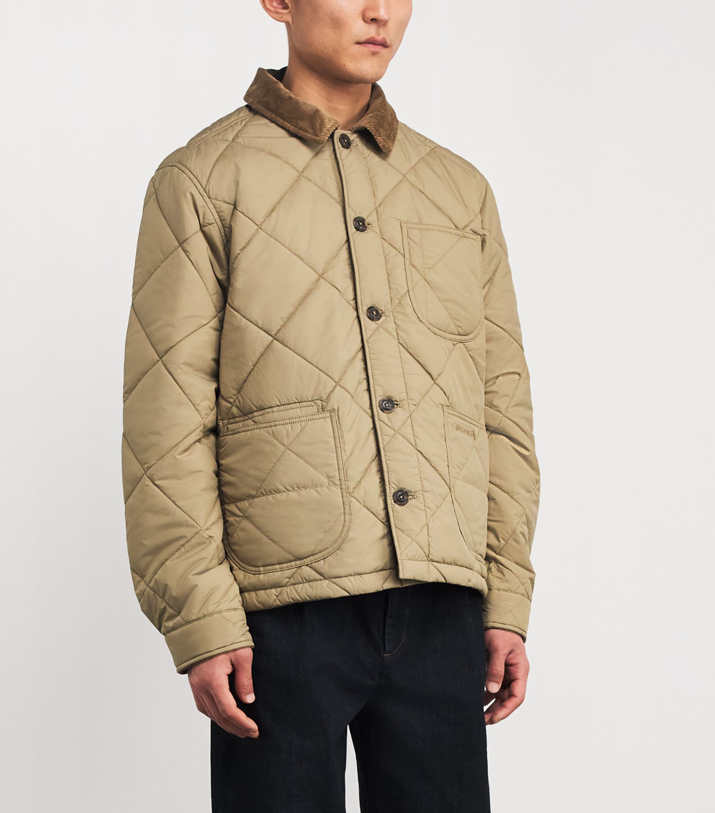 Quilted Field Jacket KHAKI Image 3