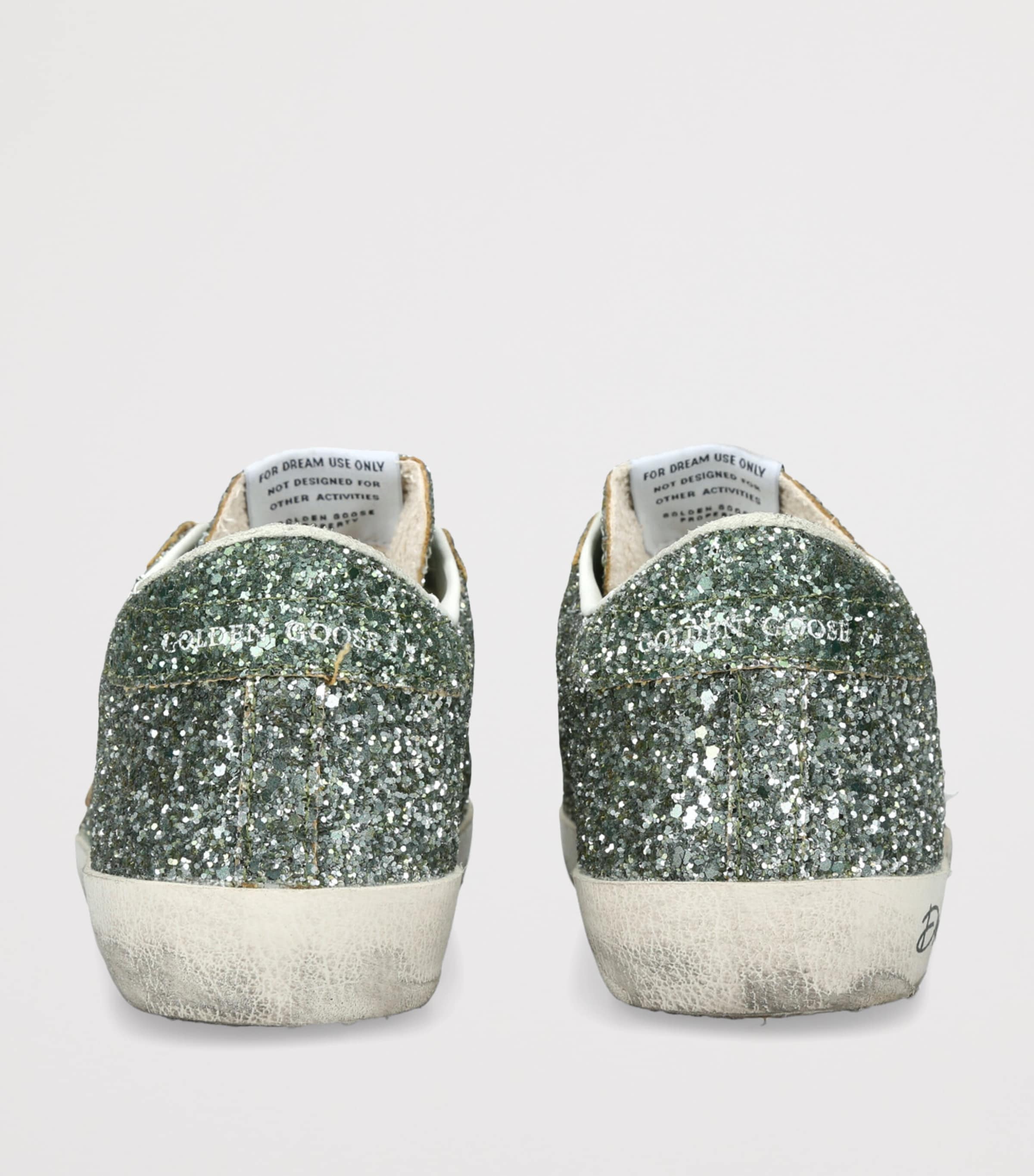 Golden Goose Glitter Super Star Sneakers Silver Image 2
