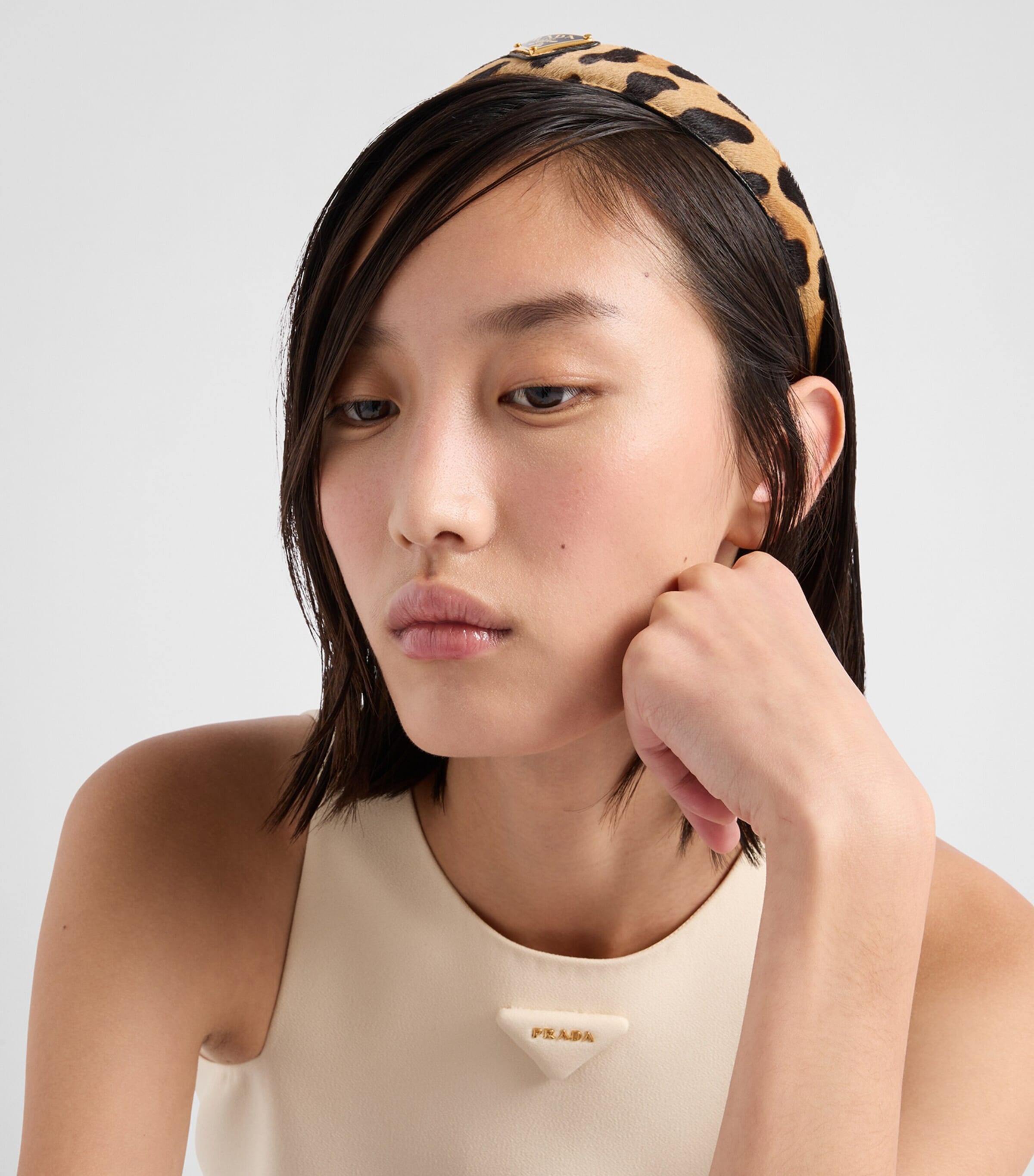 Leather Leopard Headband F0151 Image 2