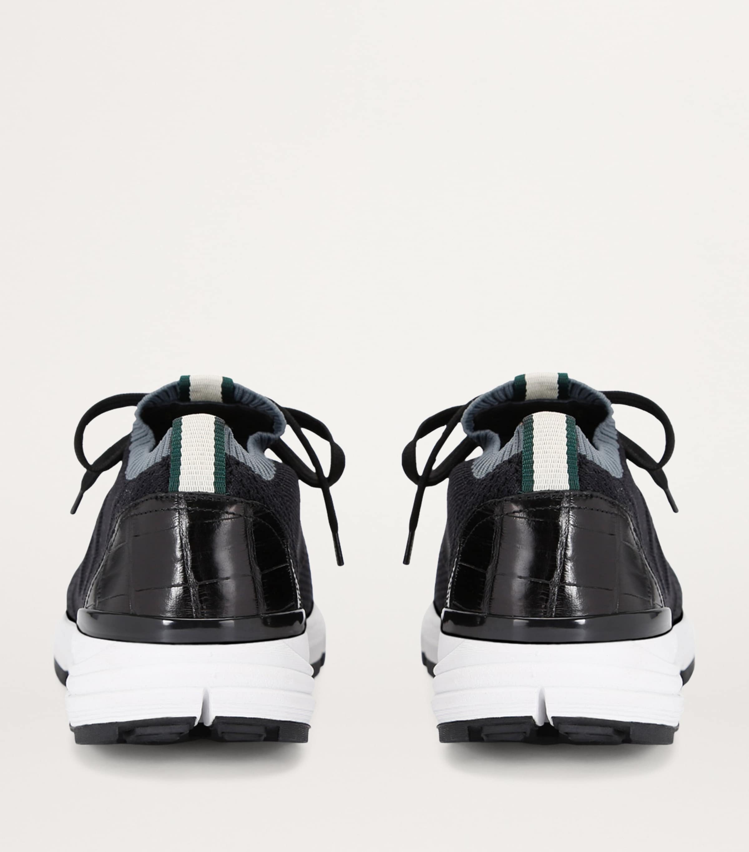 Knitted Low-Top Sneakers BLACK Image 2