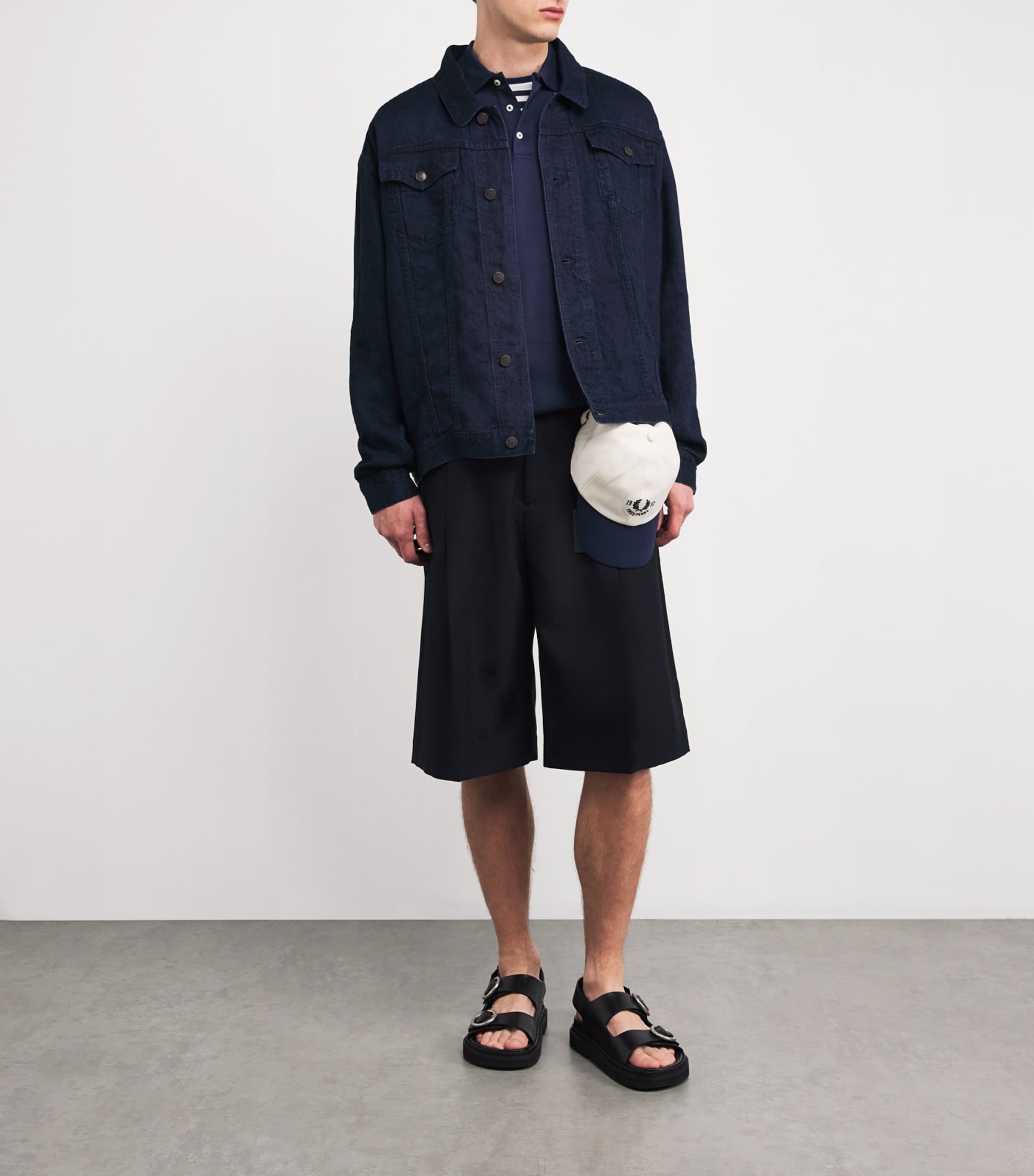 Cotton Slim-Fit Polo Shirt FRENCH NAVY Image 2