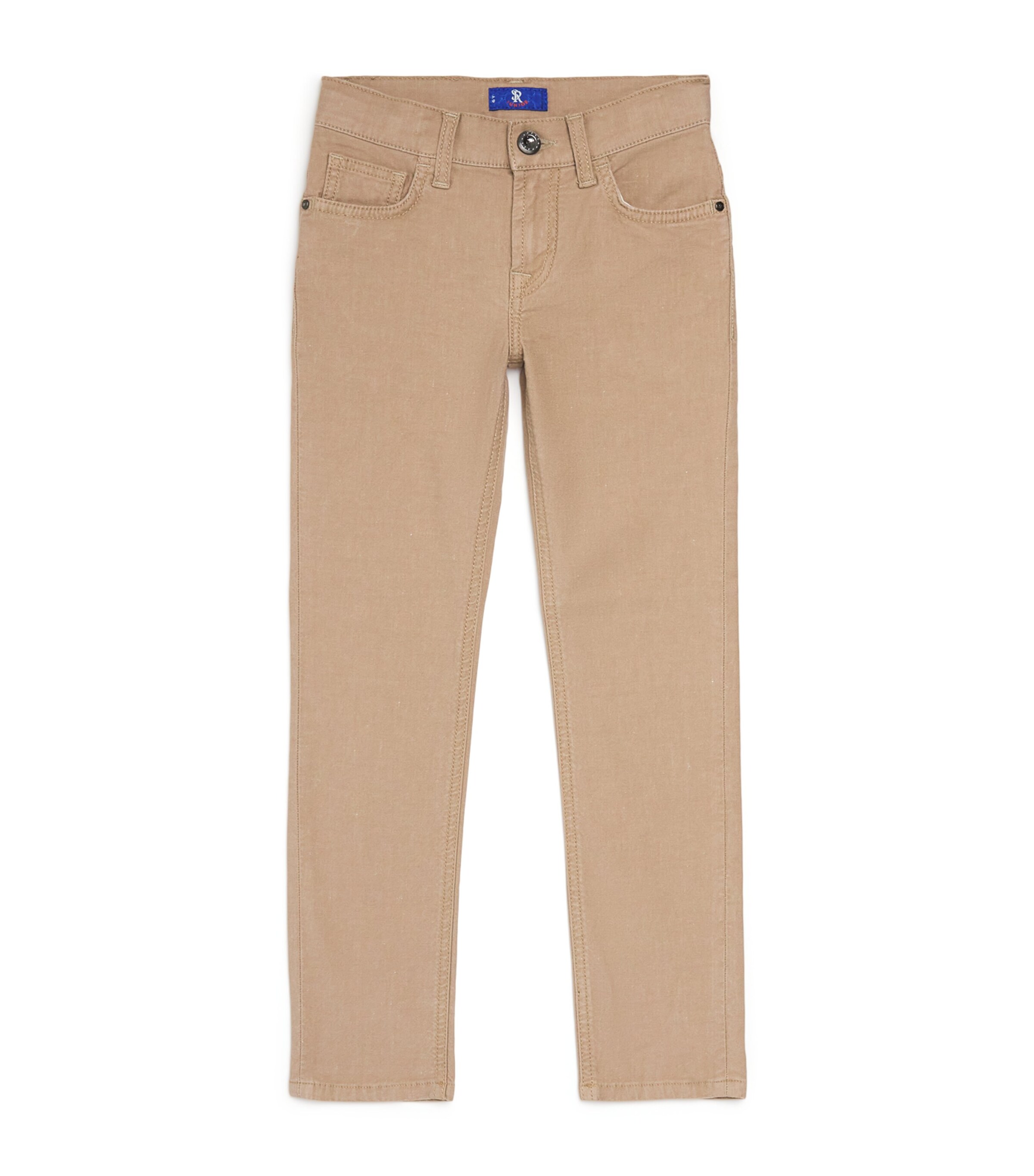 Stefano Ricci Kids Straight Jeans (4-16 Years) Beige Image 1