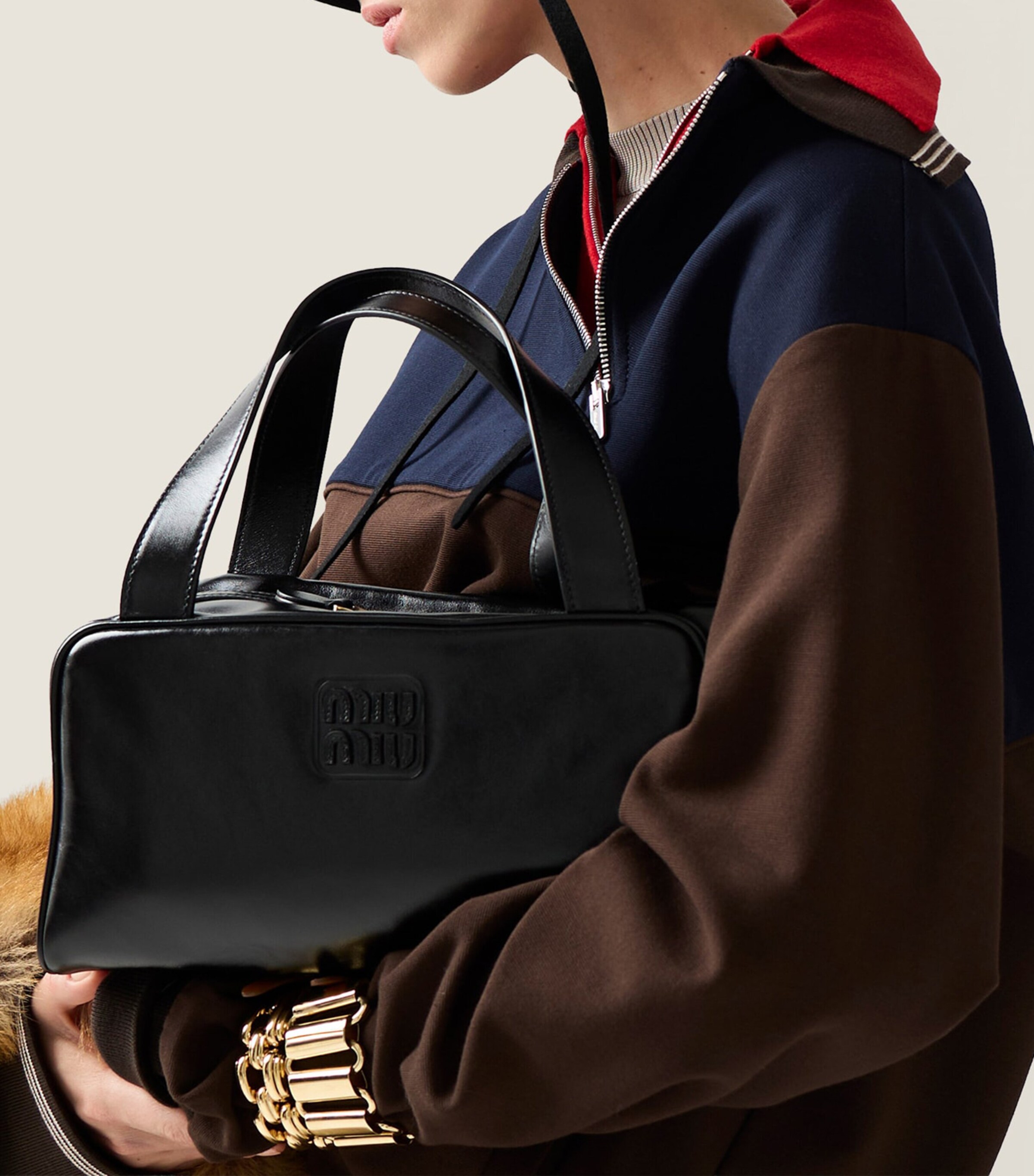 Leather Top-Handle Bag F0002 Image 8