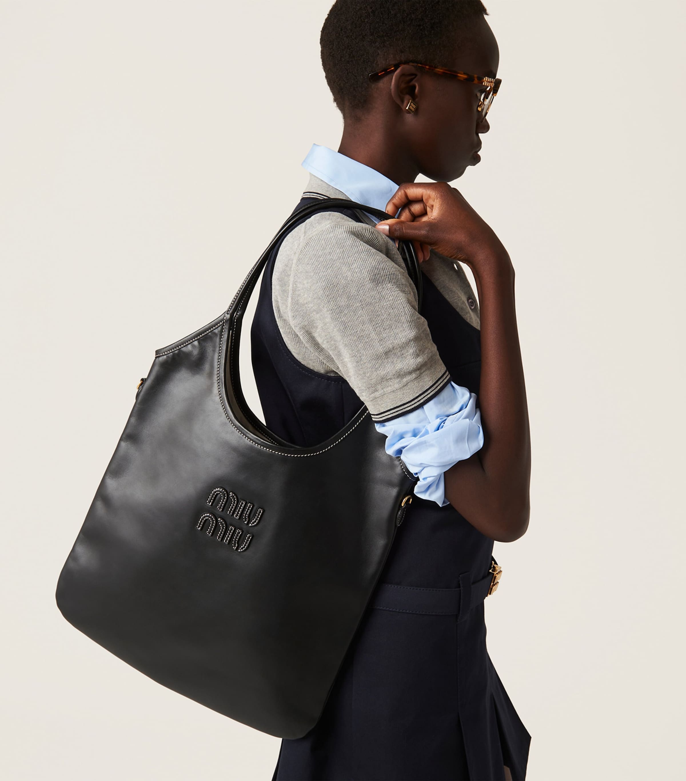 バッグ Miu Miu Leather Hand Bag MIU MIU LEATHER HAND BAG