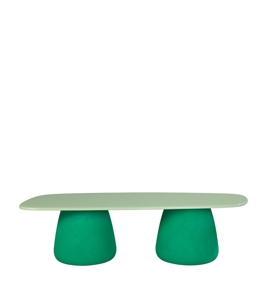 Roche Bobois Ceramic-Stoneware Kino Outdoor Coffee Table Sauge Image 1