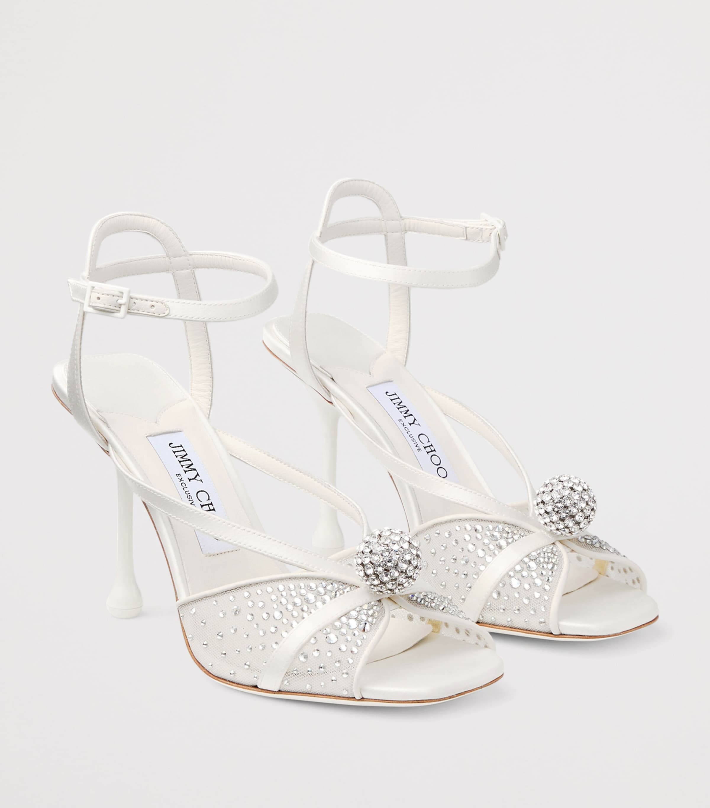 Sarai 95 Heeled Sandals IVORY MIX Image 2