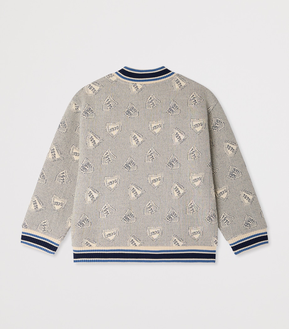 Bonpoint Cotton-Blend Lantern Bomber Jacket (10-14 Years) Marine Image 2