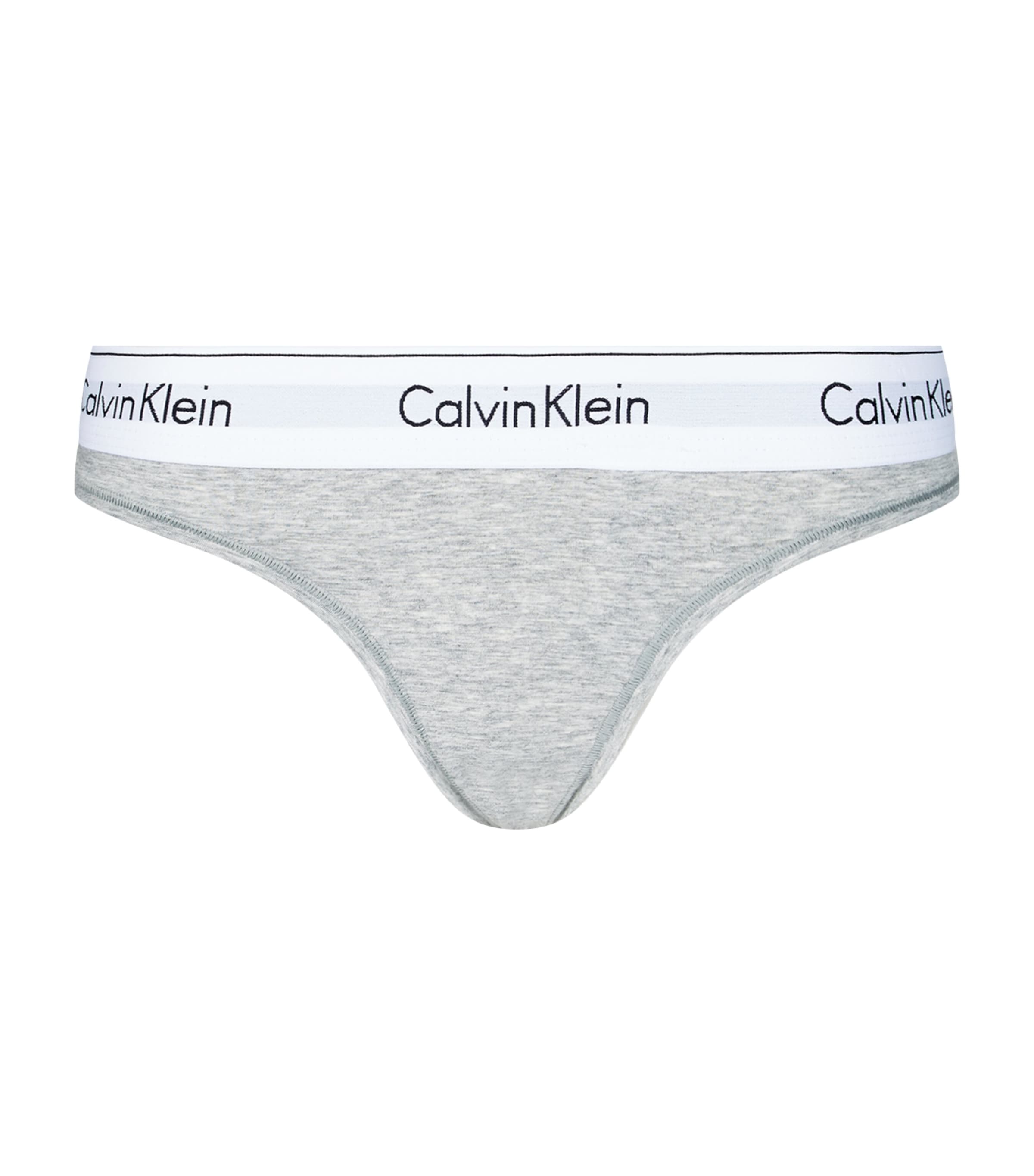 Calvin Klein Gray Cotton Underwear In Grey