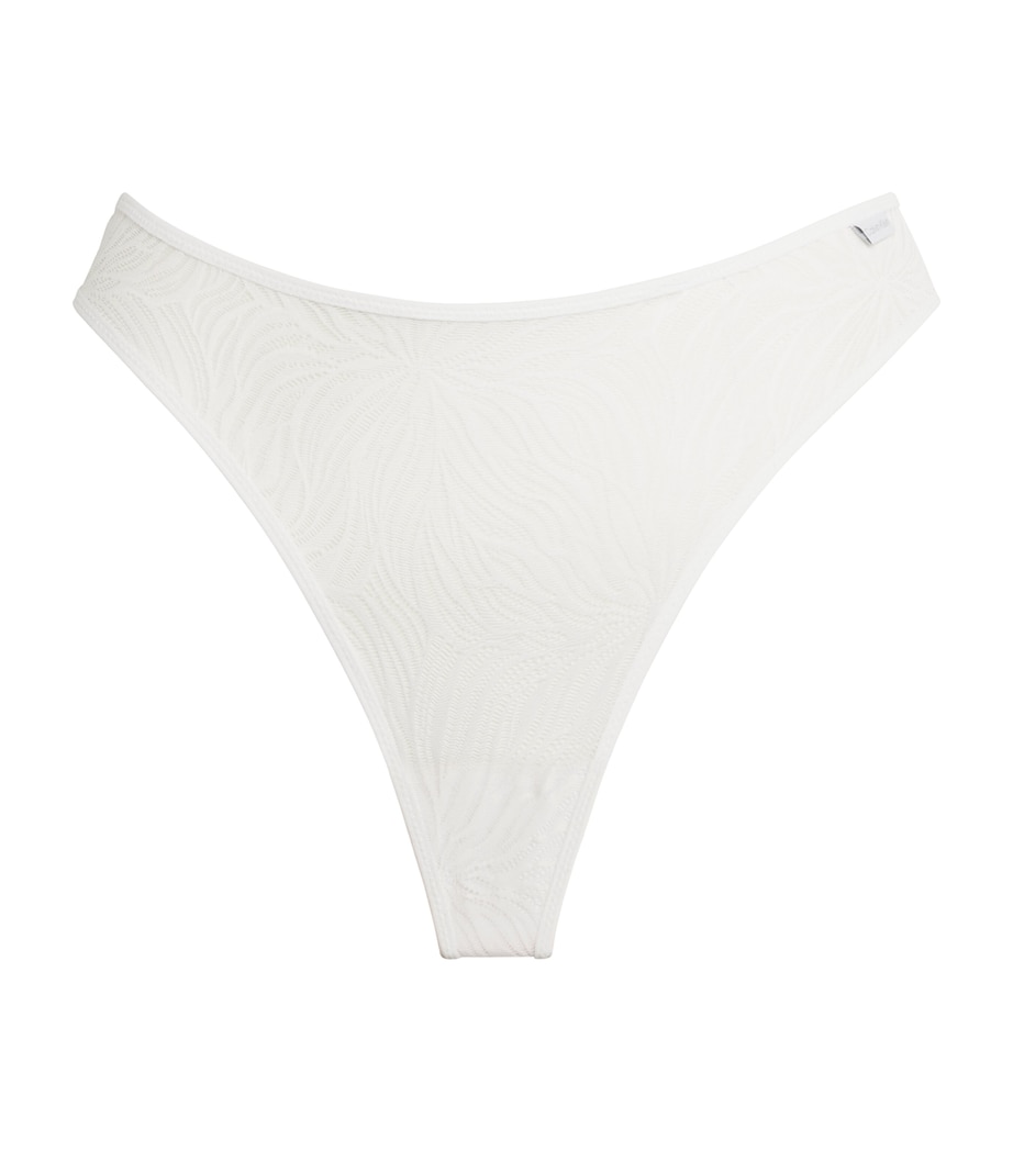 Lace Thong WHITE Image 1