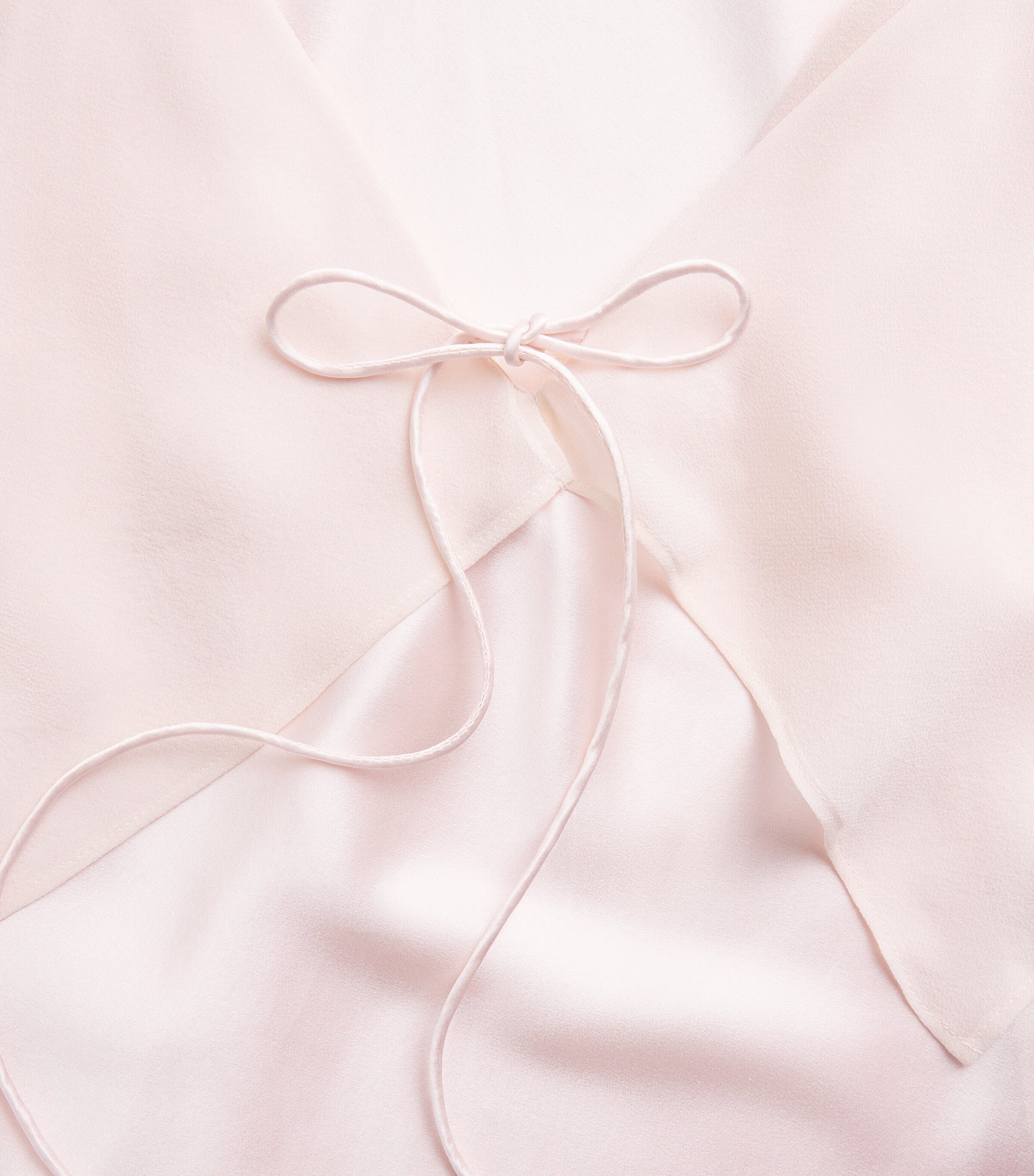 MANITO Womens Mulberry Silk Chiffon Crete Nightdress Ballet Pink Image 6