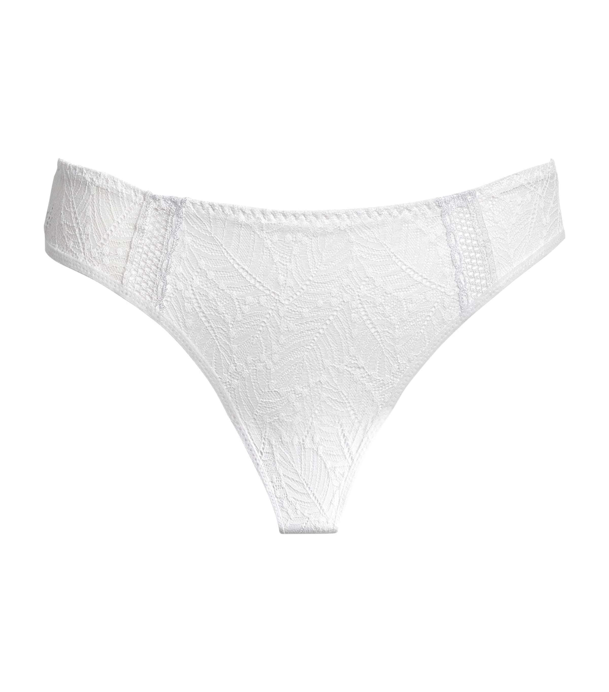 Lace-Trim Comète Briefs 011 BLANC Image 1
