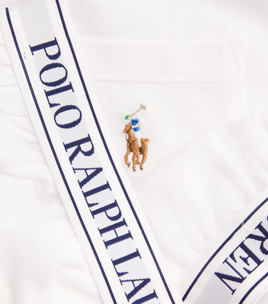 Polo Ralph Lauren Womens Cotton-Modal Short Pyjama Set White Cloud Image 6