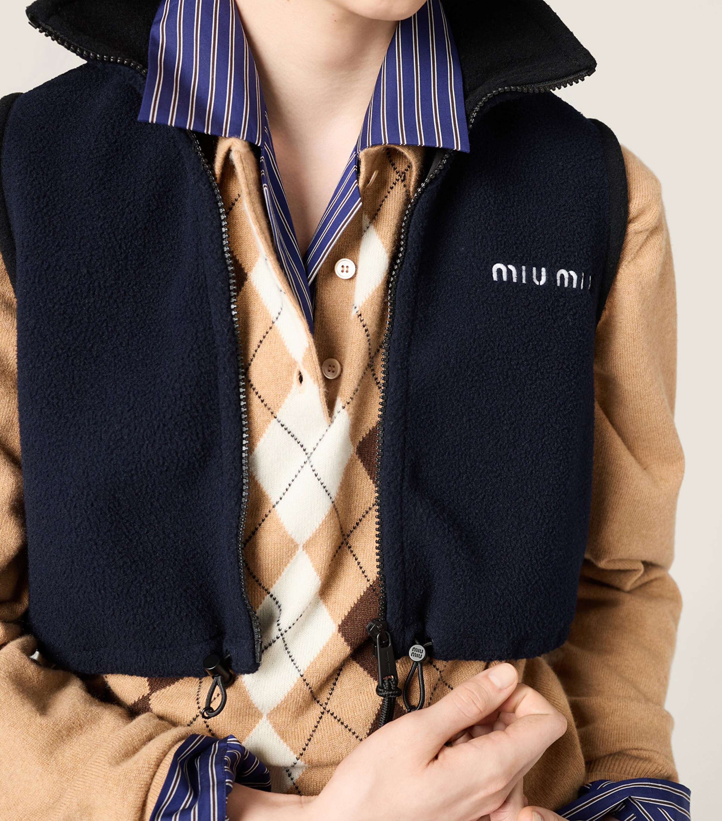 Fleece Logo Gilet F0008 Image 4